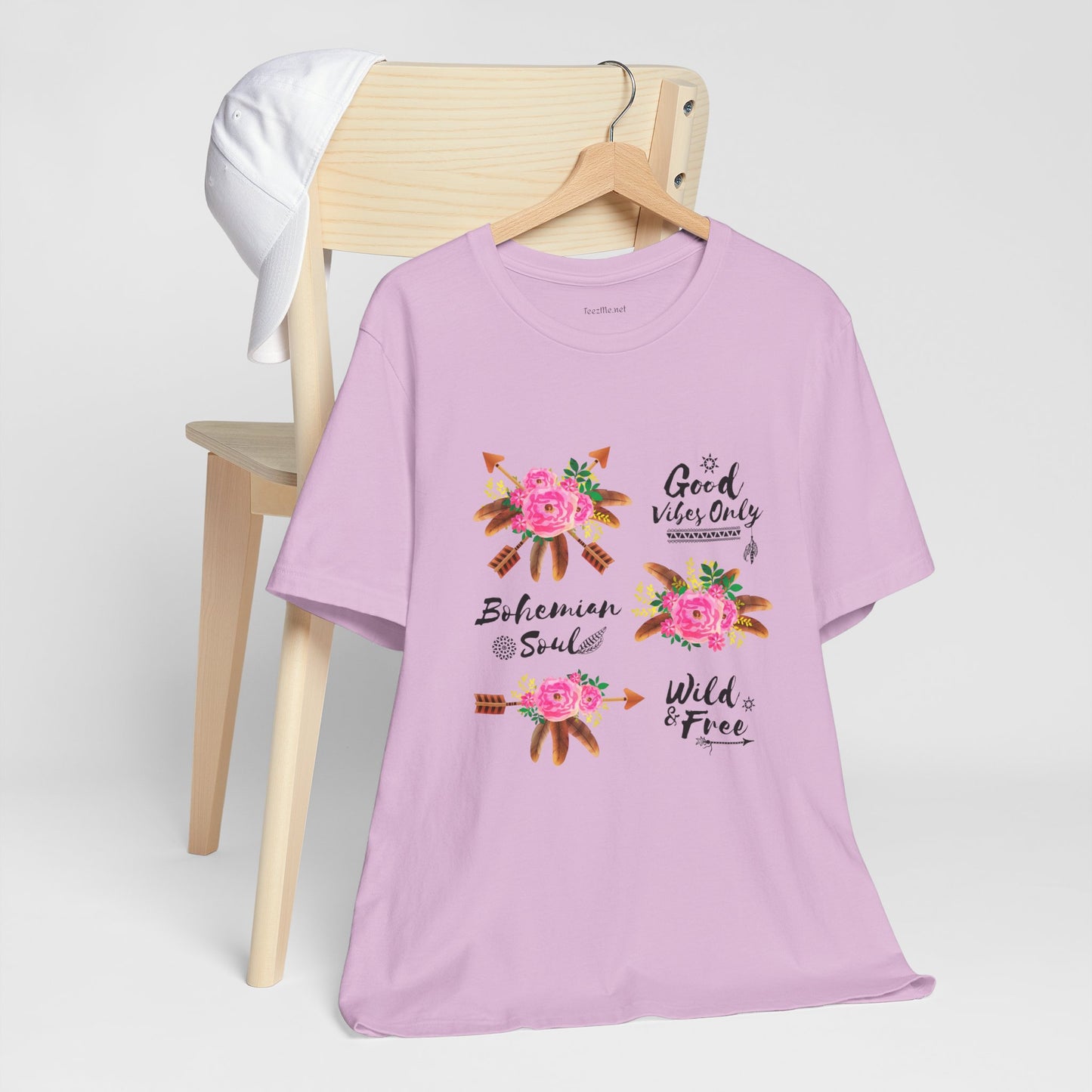 Wild & Free - Unisex Jersey Short Sleeve Tee #BOHO