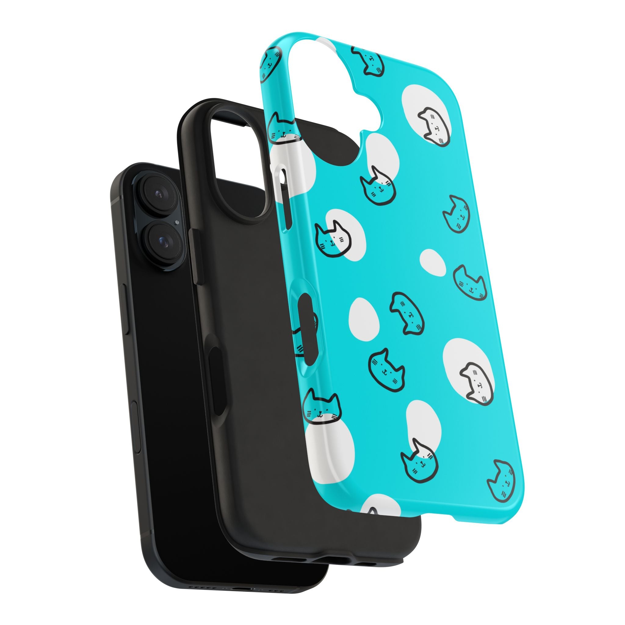 Cute Cat Pattern Cell Phone Case Tough Phone Cases