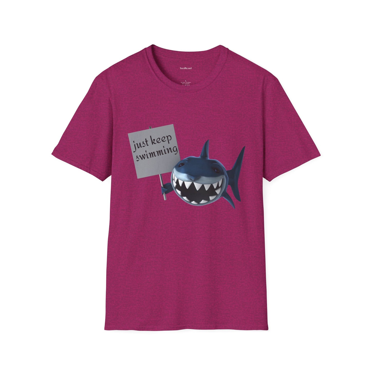 Just keep swimming - Unisex Softstyle T-Shirt 100% Cotton Graphic