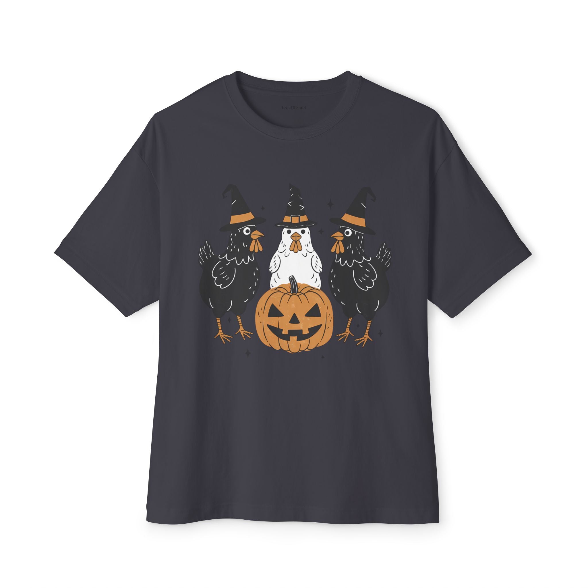 Witchy Chickens Unisex Oversized Boxy Tee