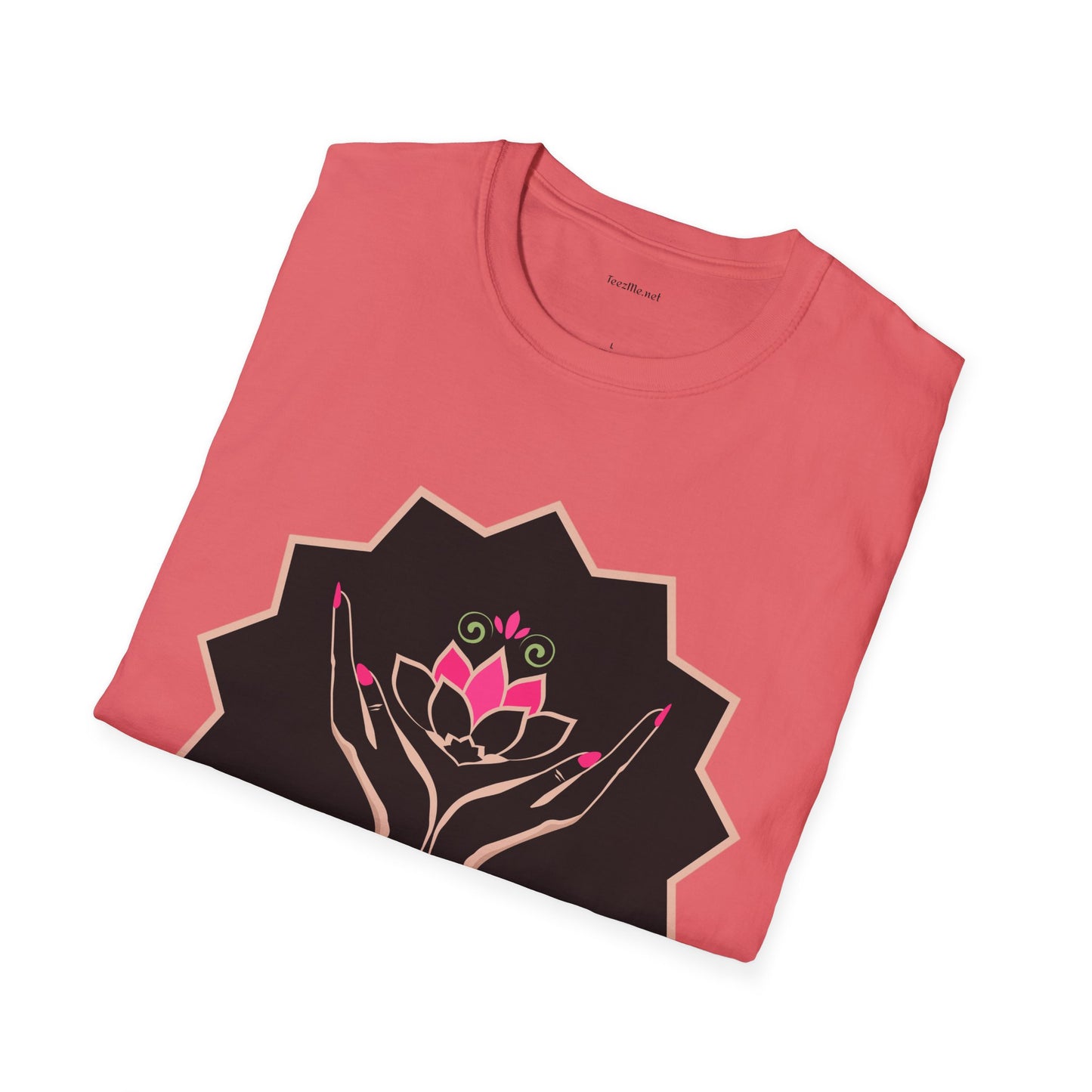 Pink Lotus - Unisex Softstyle T-Shirt 100% Cotton Graphic