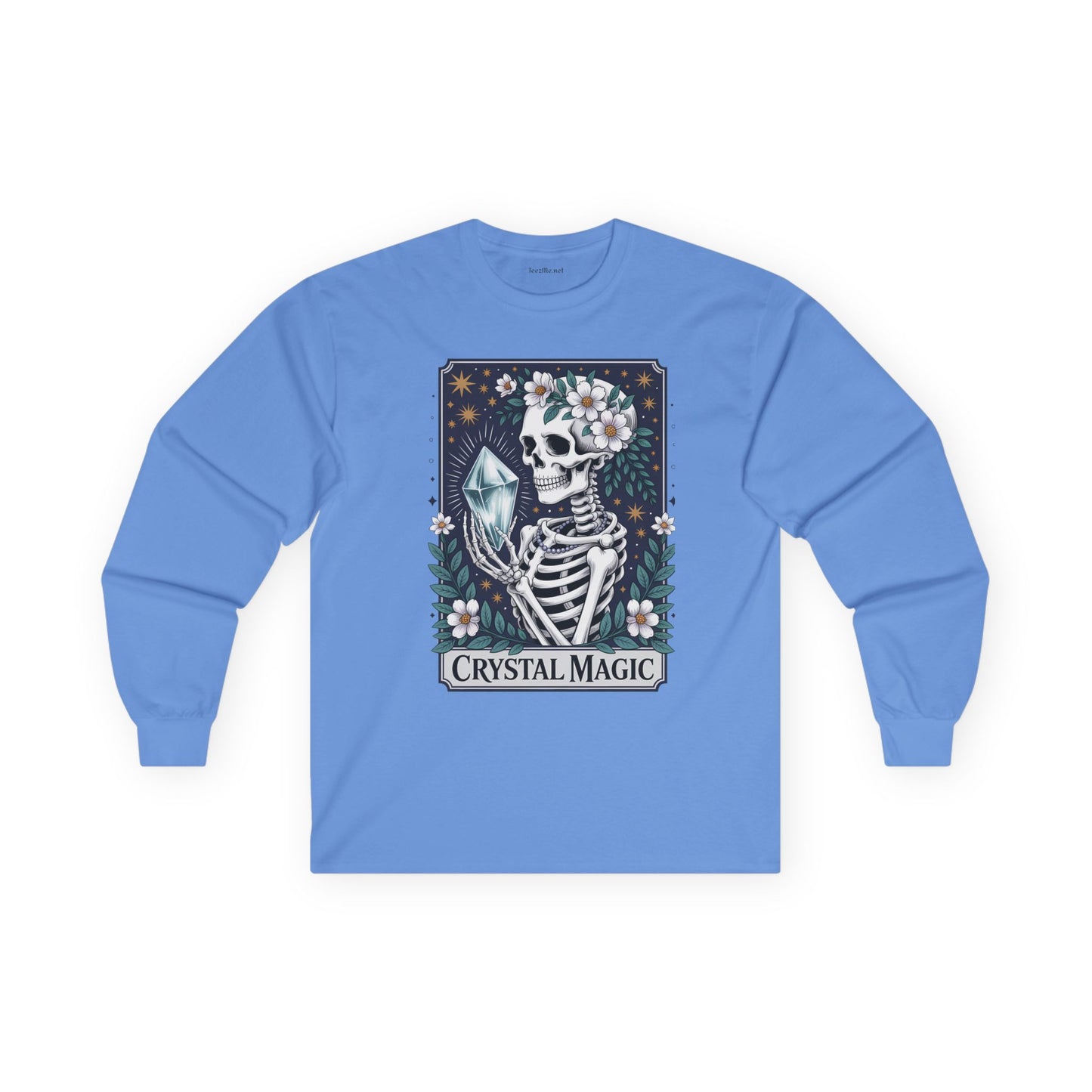 Crystal Magic Skeleton Unisex Ultra Cotton Long Sleeve Tee