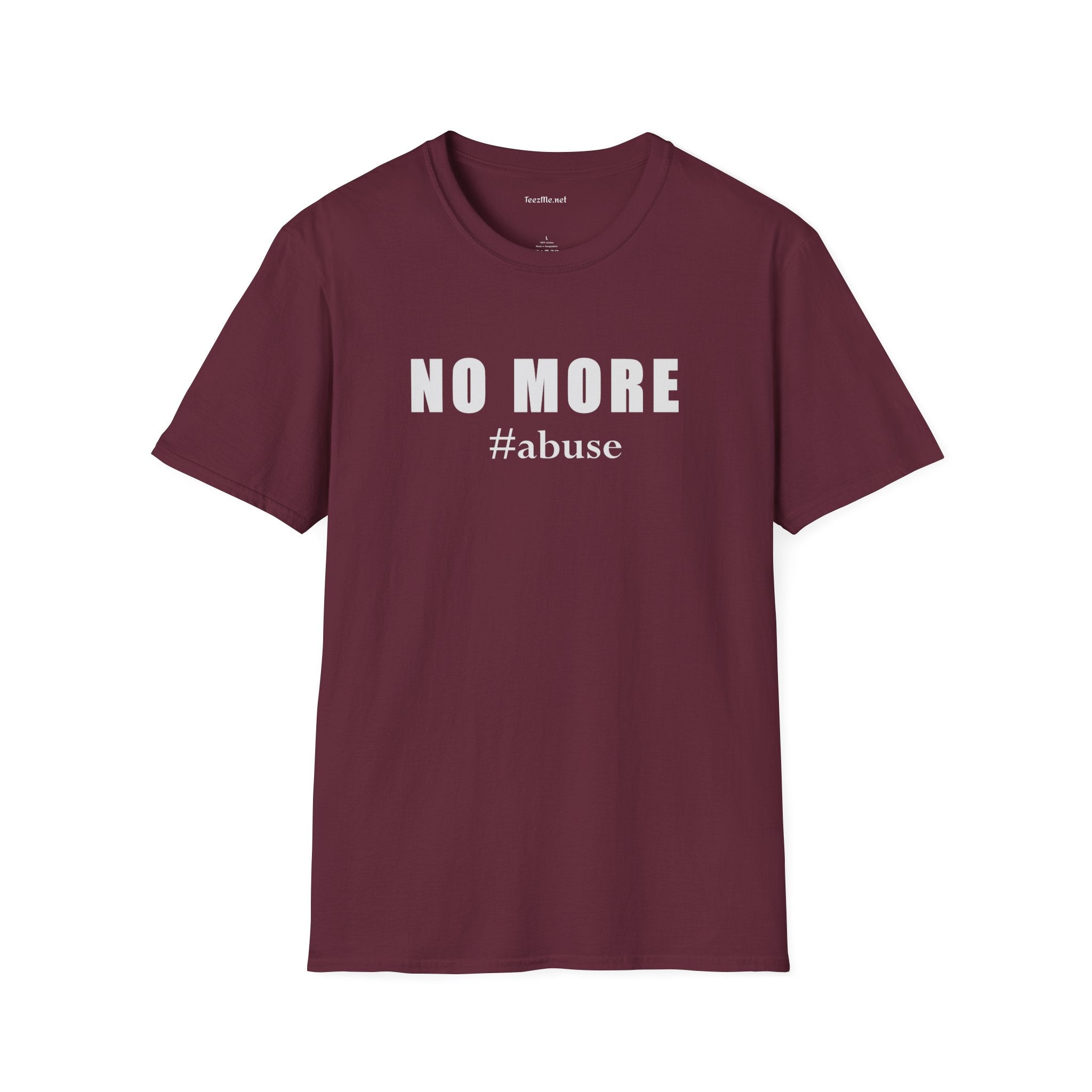 No More #abuse T-Shirt — Anti-Abuse Awareness Tee