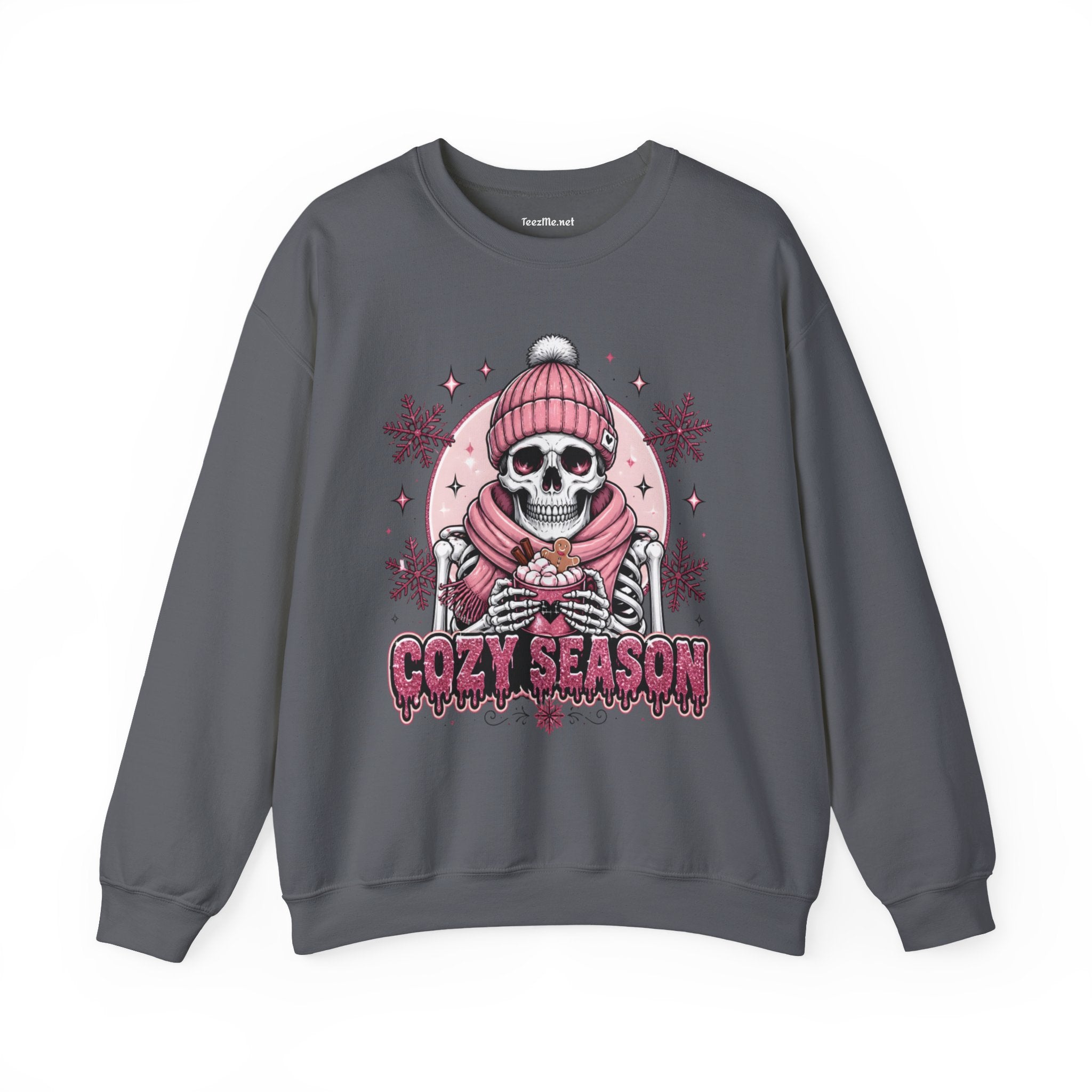 Cozy Season Skeleton Crewneck Sweatshirt
