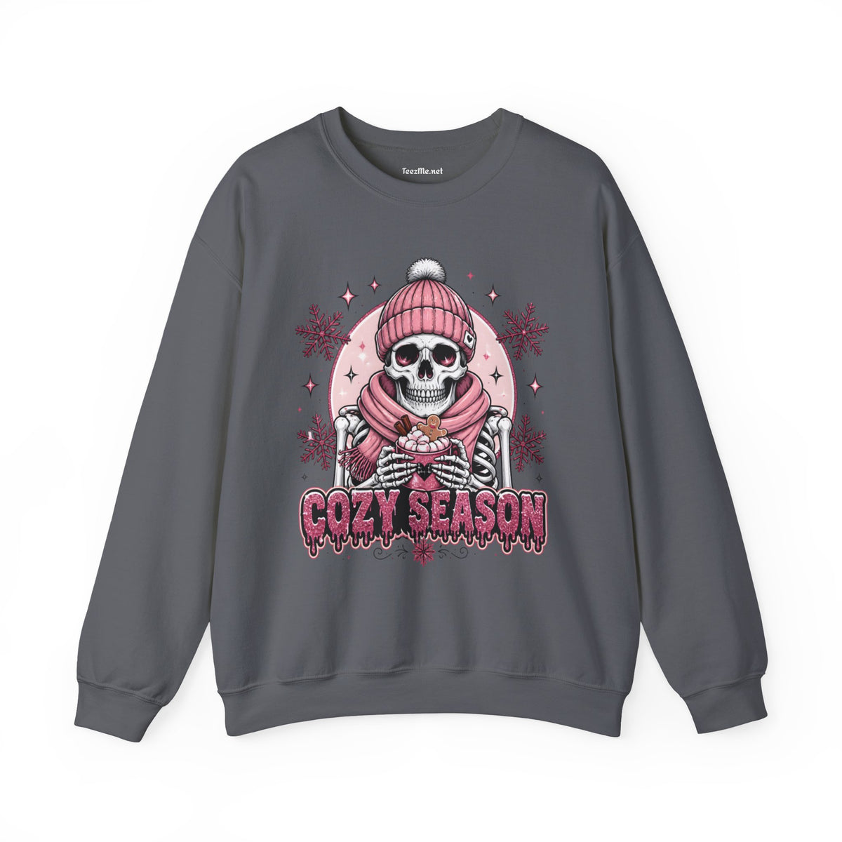 Cozy Season Skeleton Crewneck Sweatshirt