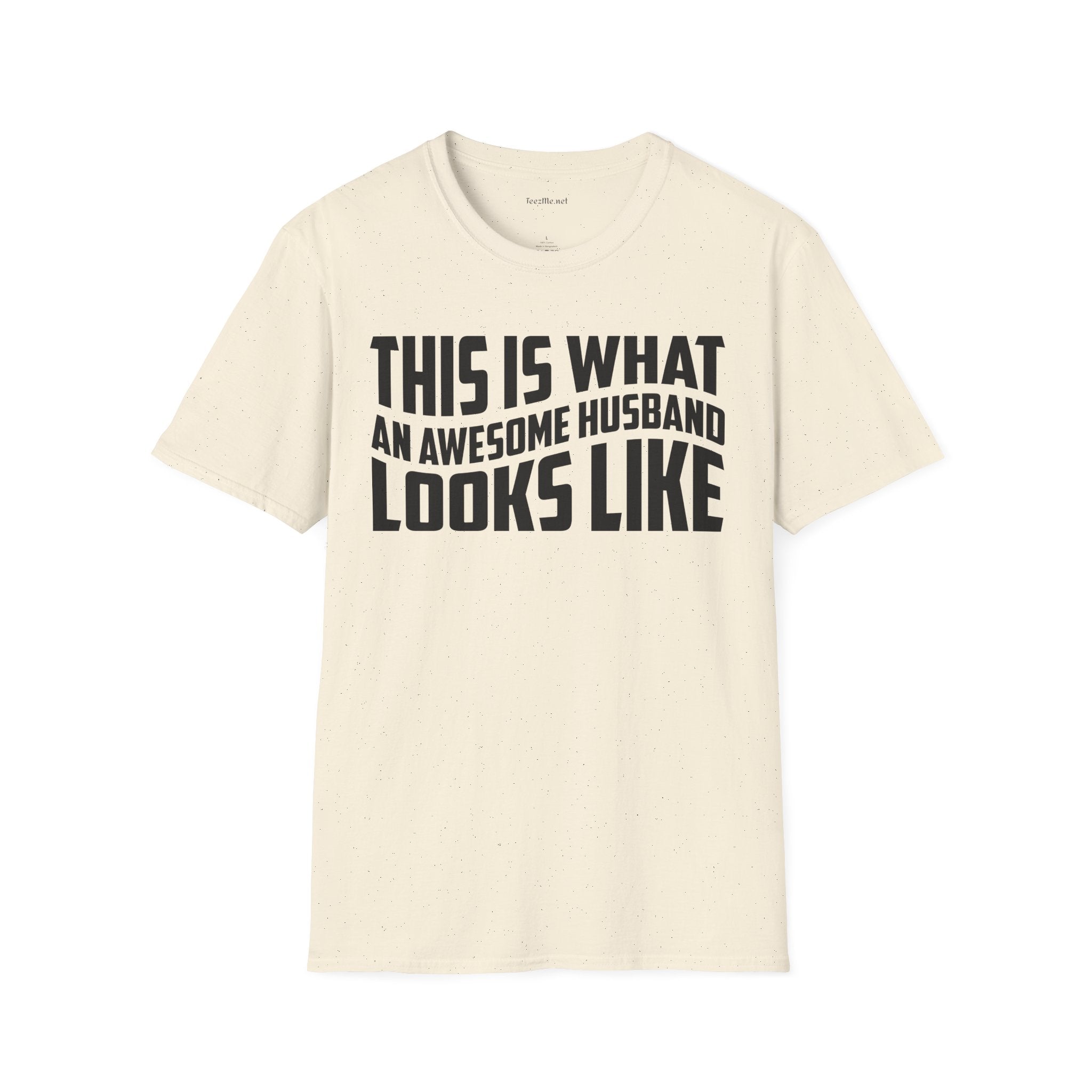 This Is What An Awesome Husband Looks Like Unisex Soft Style T-Shirt 100% Cotton Graphic
