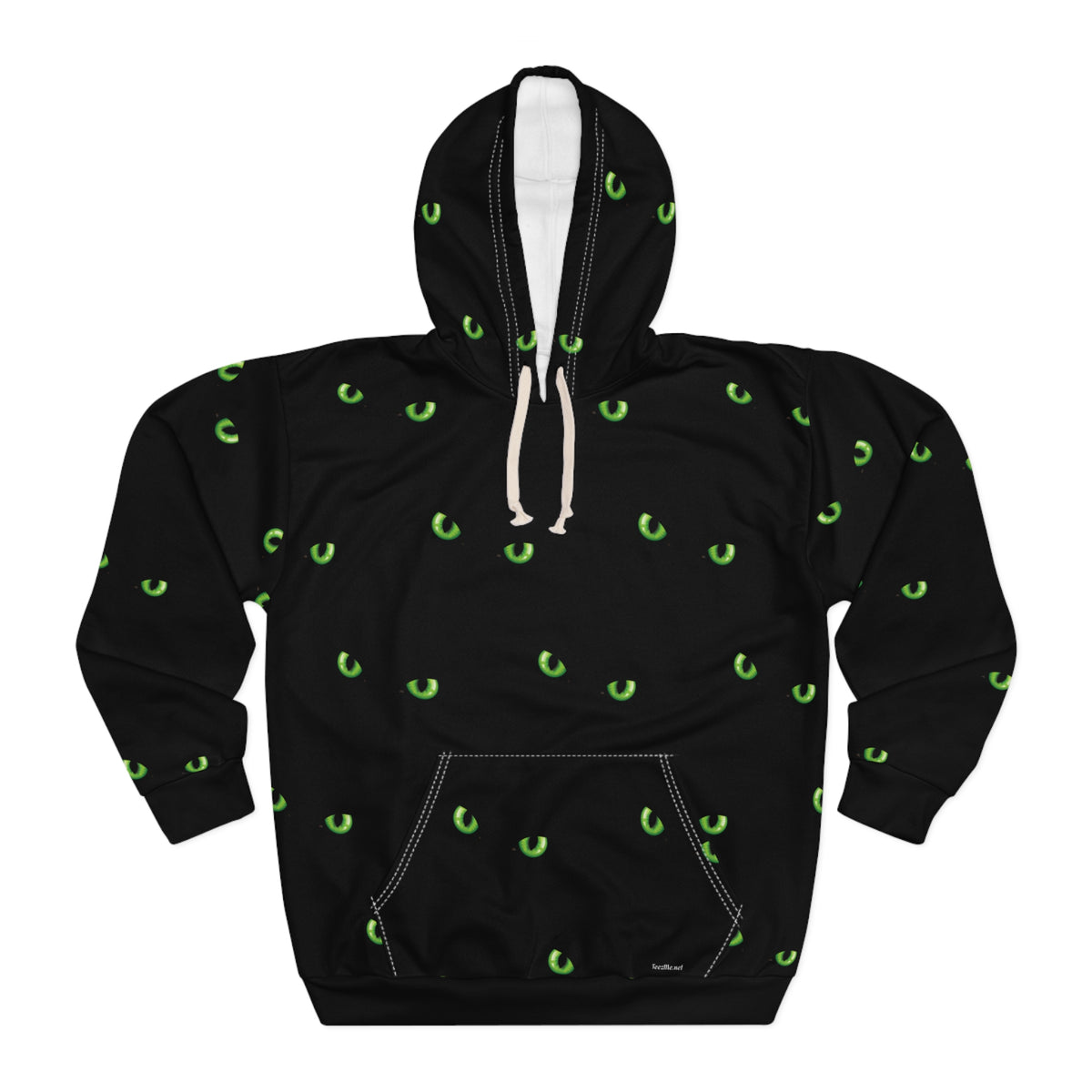 Green Cat Eyes Unisex Pullover Hoodie