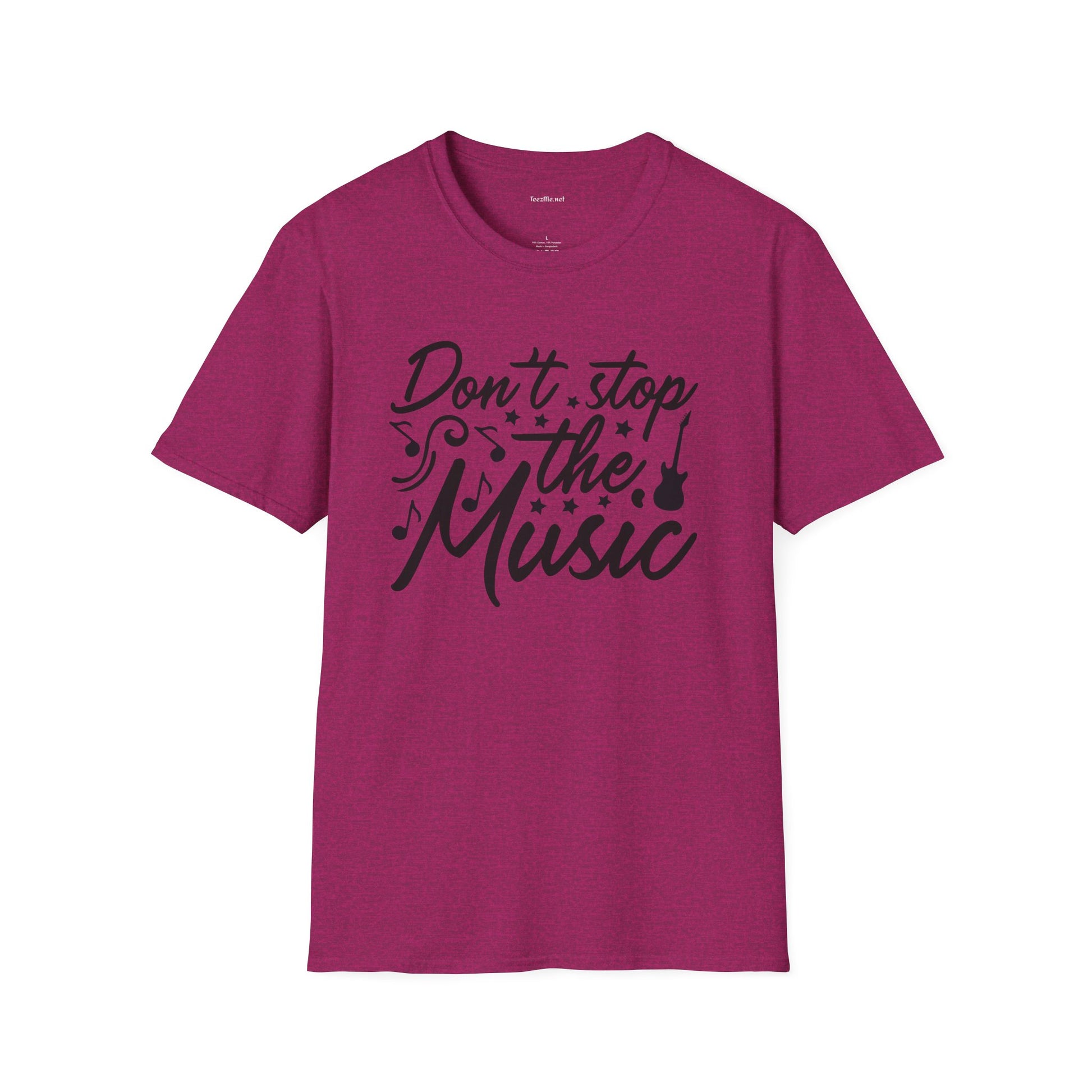 Don't stop the Music 1 - Unisex Softstyle T-Shirt 100% Cotton Graphic
