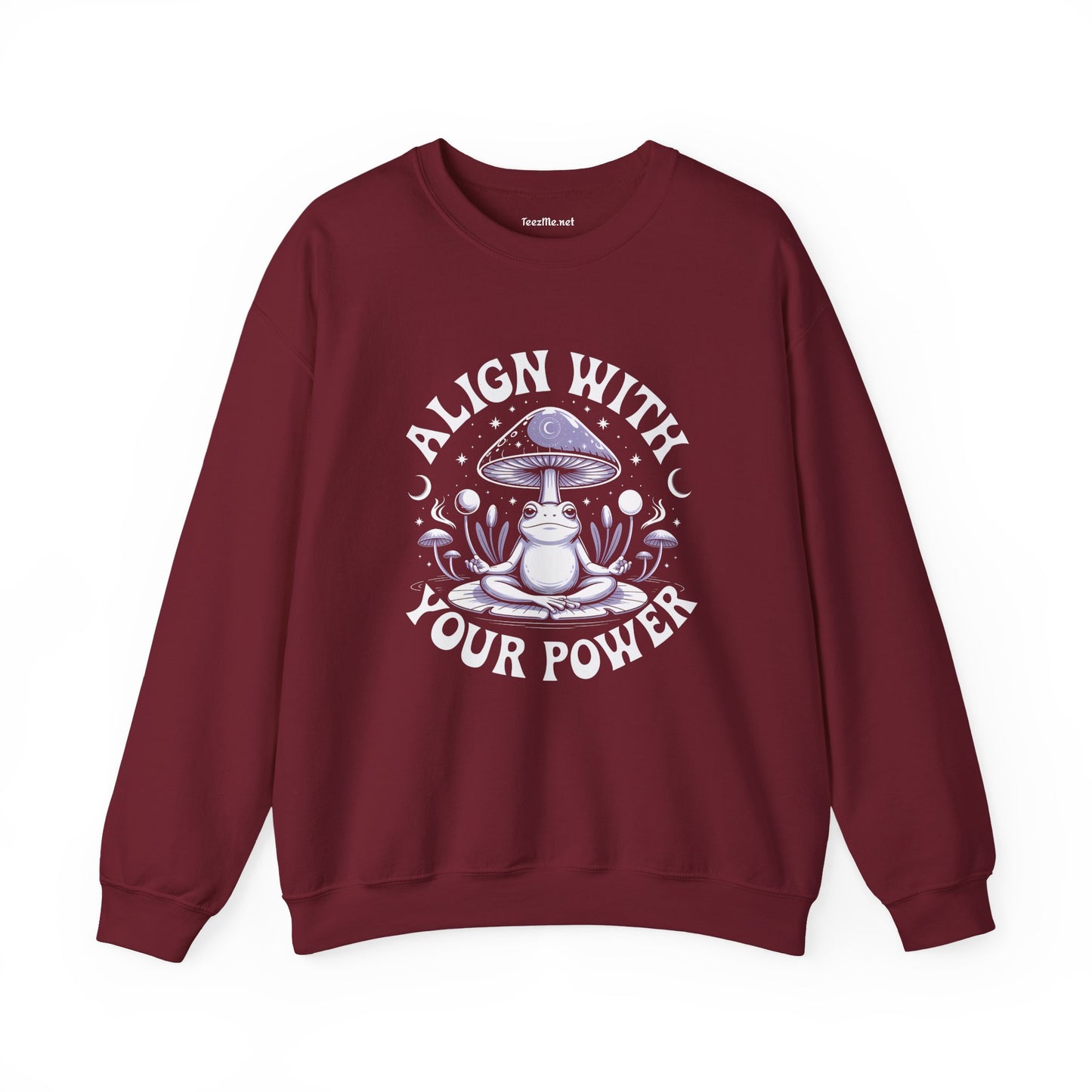Align With Your Power Frog Unisex Heavy Blend™ Crewneck Sweatshirt