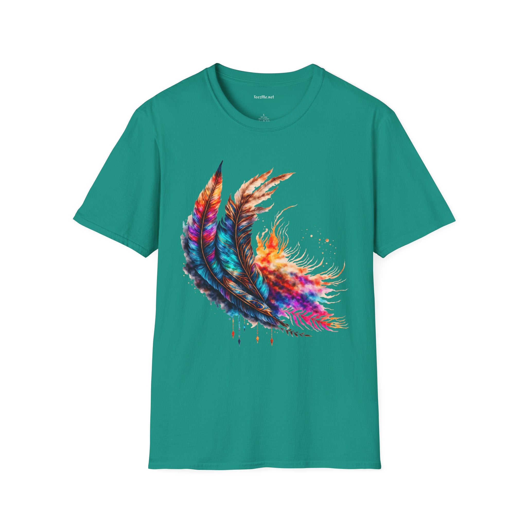 Eagle Feather (1) Unisex Softstyle T-Shirt 100% Cotton Graphic