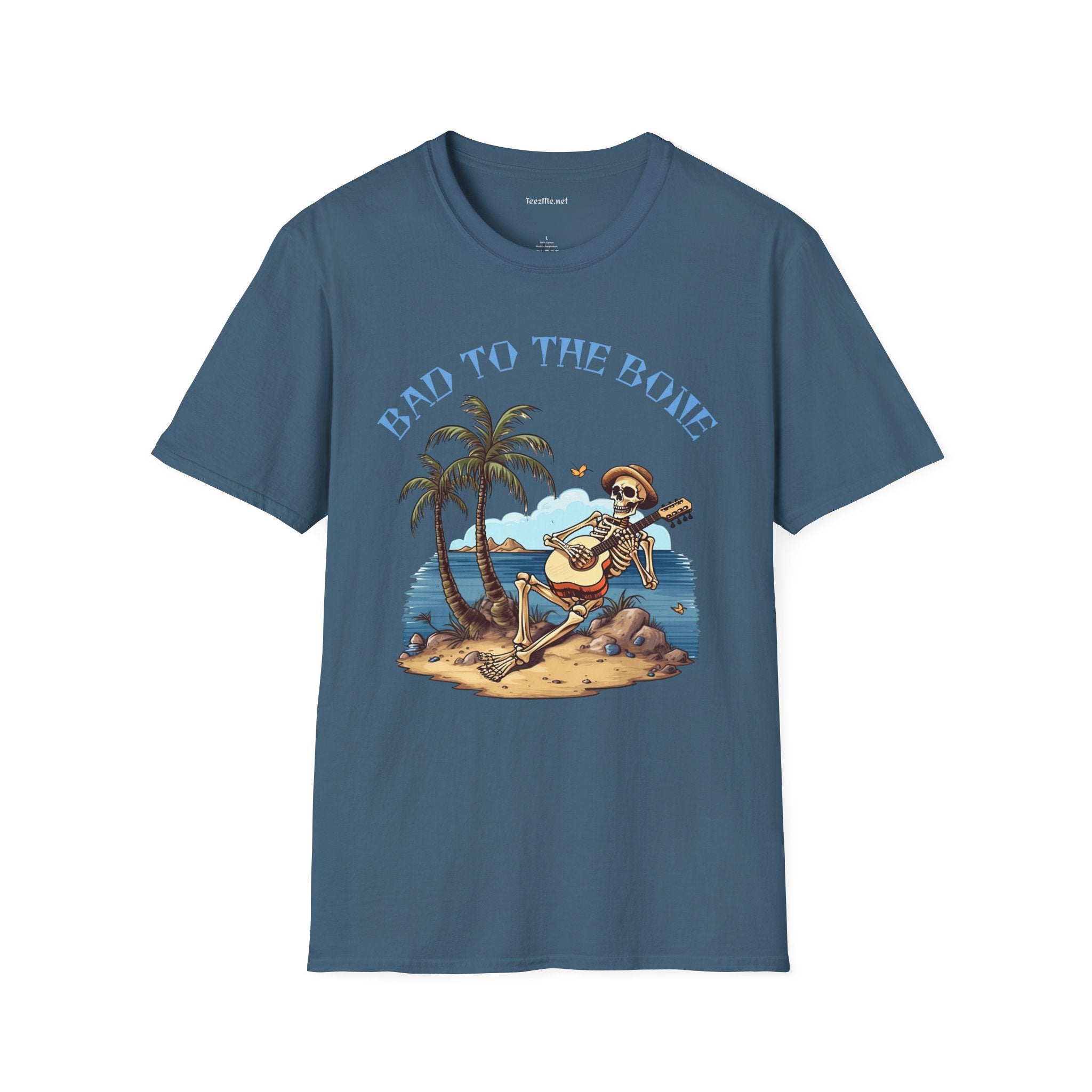 Bad to the Bone Unisex Softstyle T-Shirt 100% Cotton Graphic