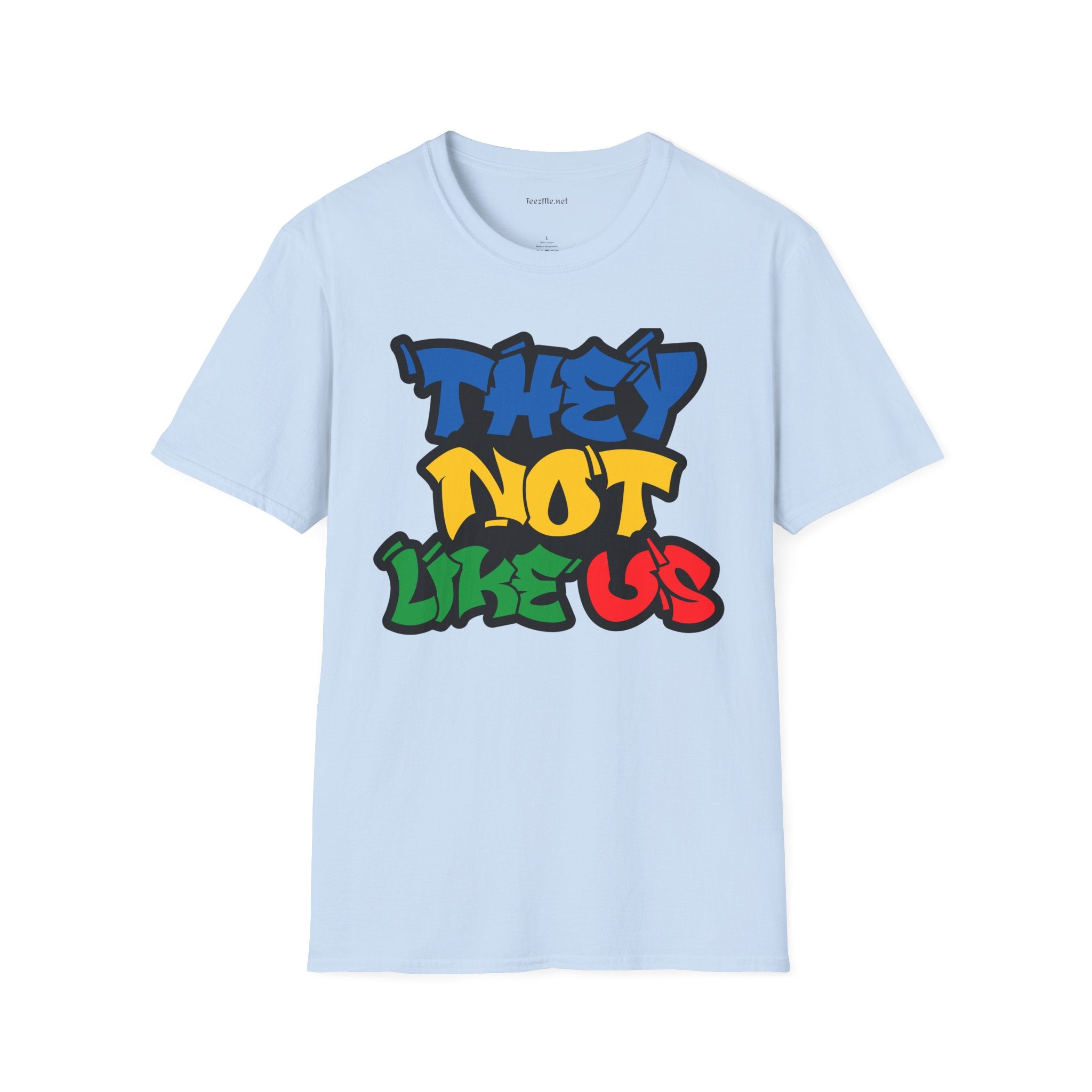 They Not Like Us (color) Unisex SoftStyle T-Shirt 100% Cotton