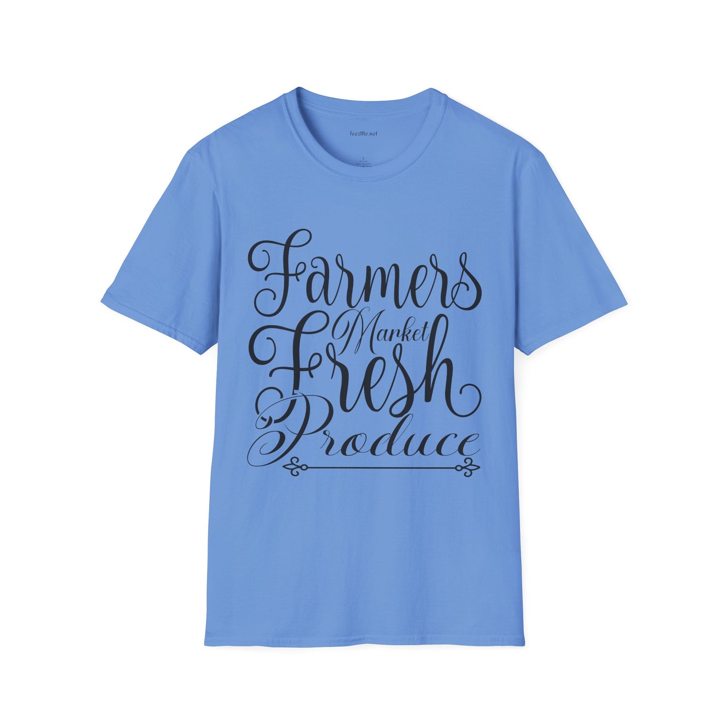 Farmers Market Fresh Produce Unisex Soft Style T-Shirt 100% Cotton Graphic