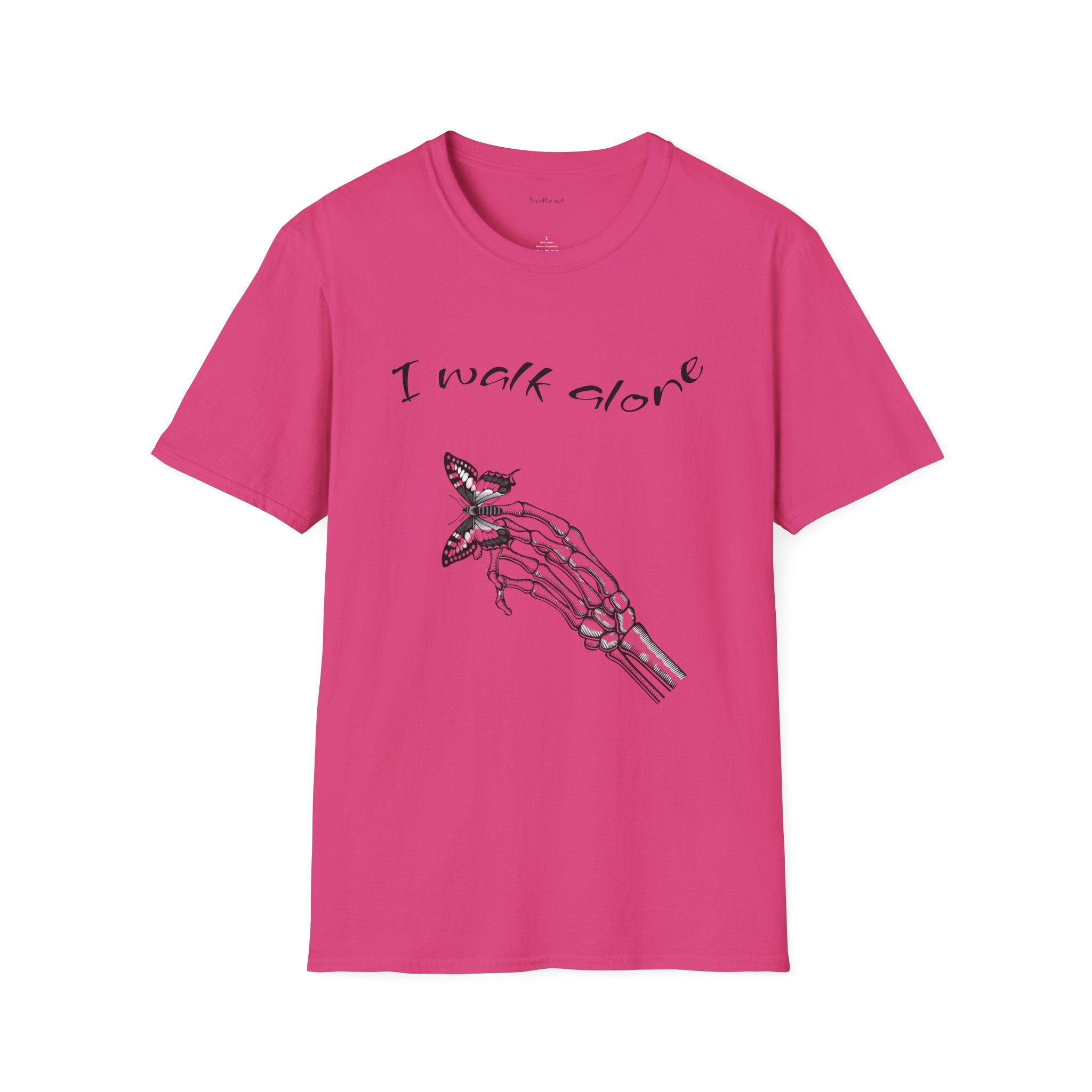 I walk alone - Unisex Softstyle T-Shirt 100% Cotton Graphic