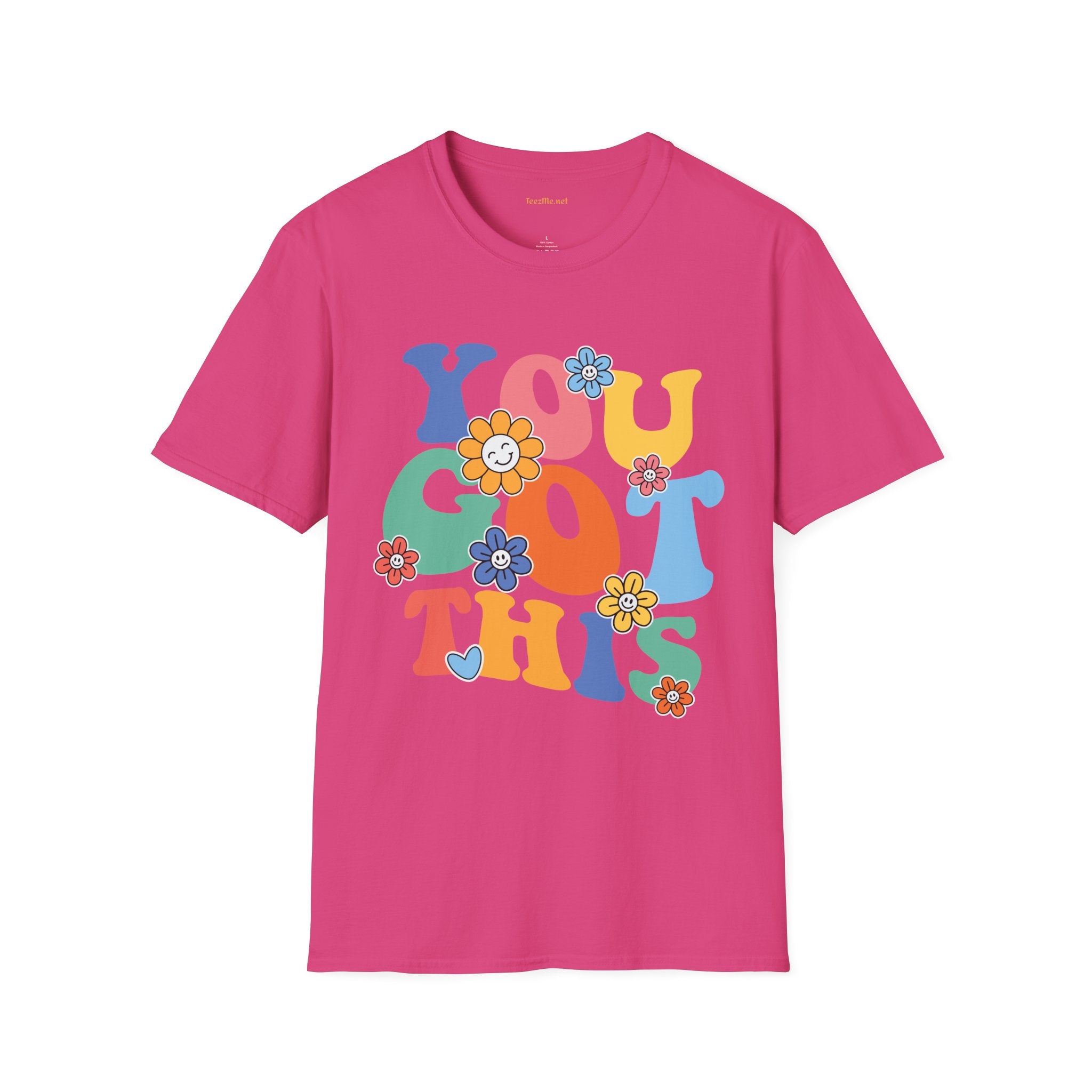 YOU GOT THIS Unisex Softstyle T-Shirt 100% Cotton Graphic