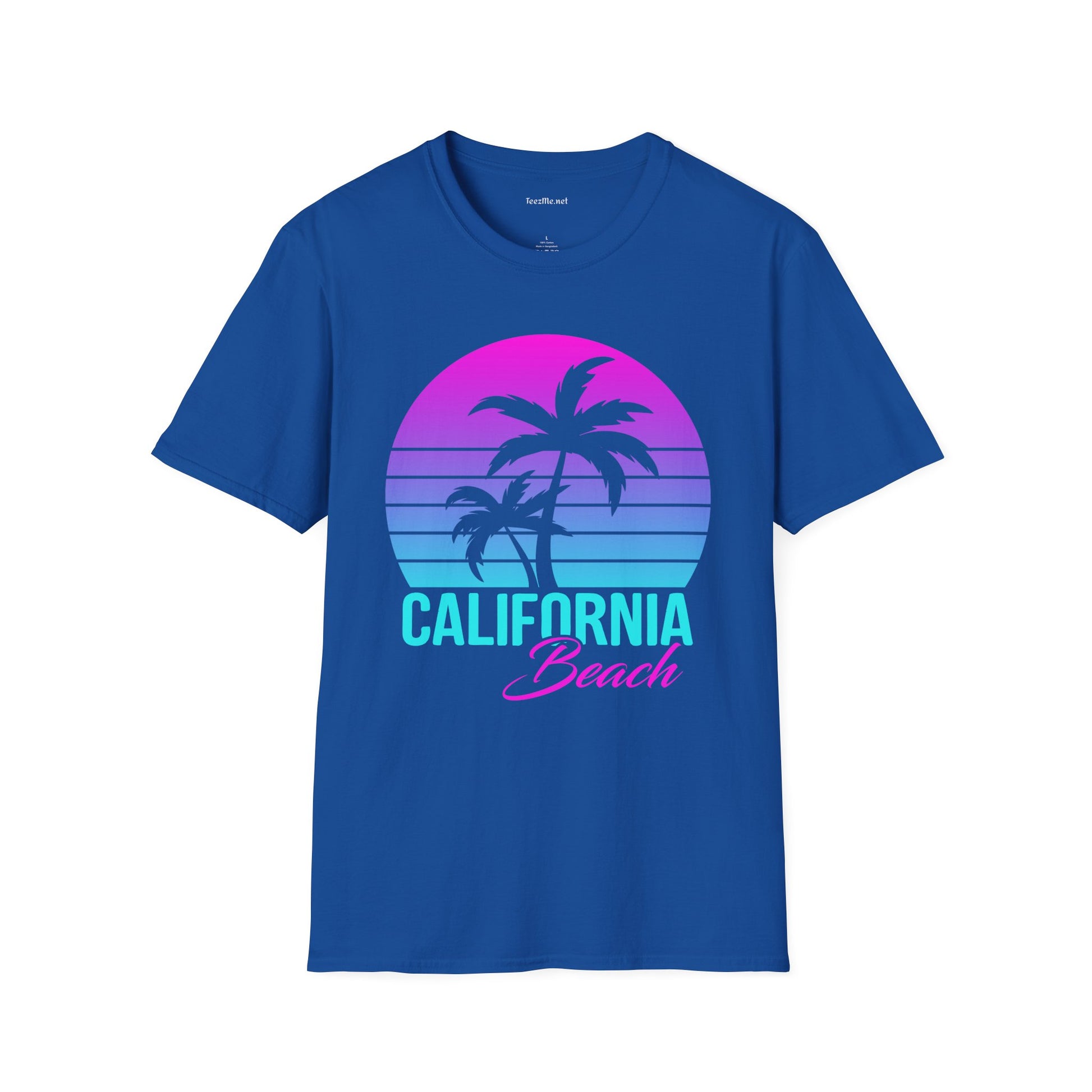 California Beach Unisex Softstyle T-Shirt 100% Cotton