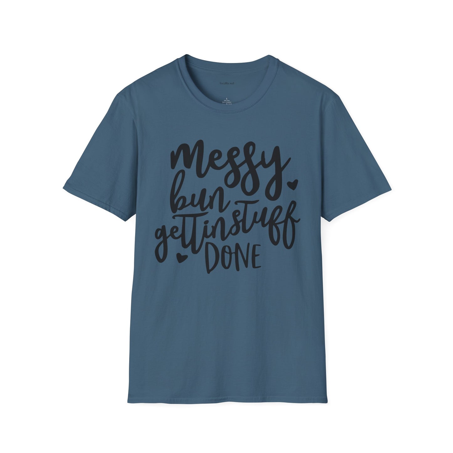 Messy Bun  - Unisex Softstyle T-Shirt 100% Cotton Graphic