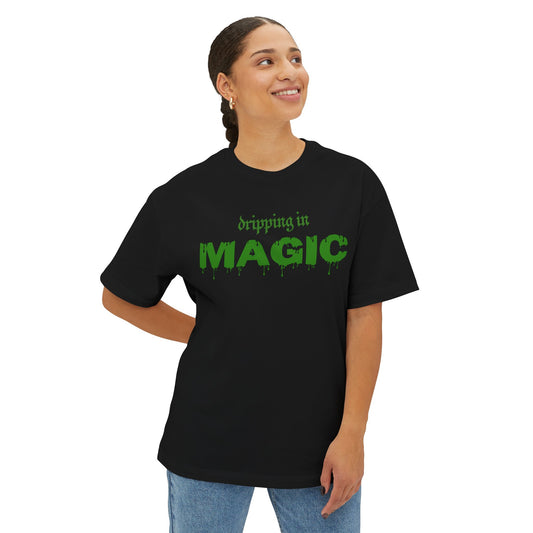 dripping in MAGIC Unisex Oversized Boxy Tee