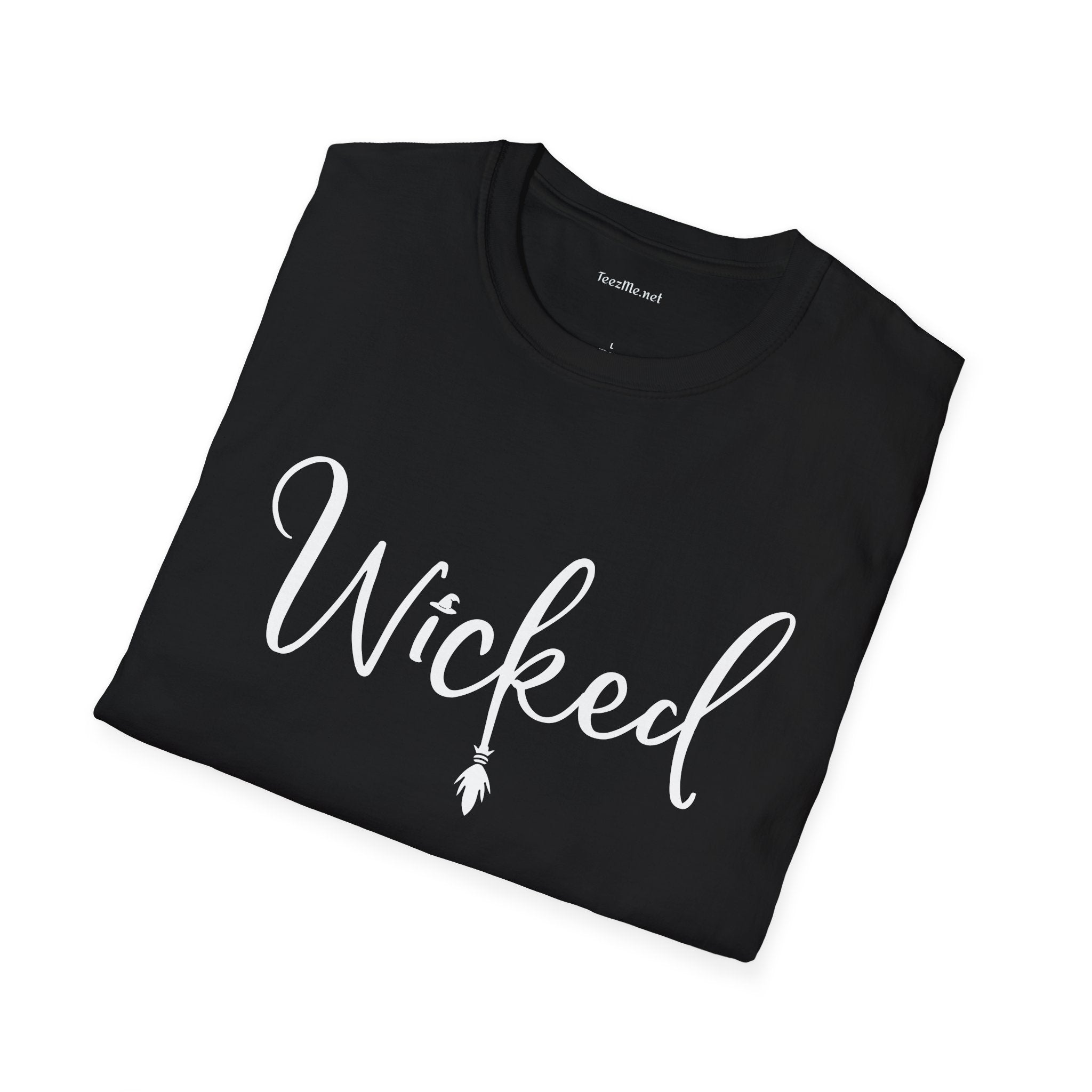 Wicked (white) Unisex SoftStyle T-Shirt 100% Cotton Graphic