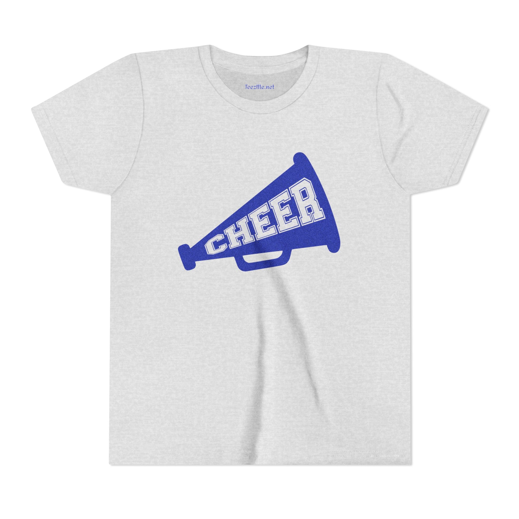 Youth Cheer Megaphone Tee – Kids Cheerleading Shirt