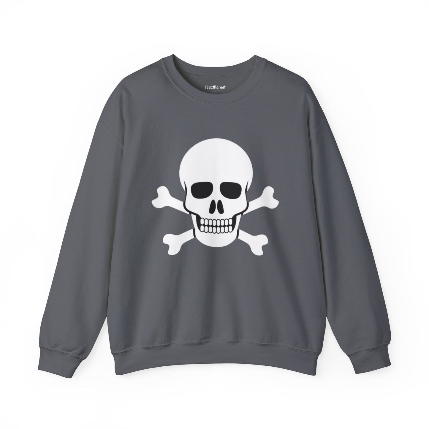 Skull and Crossbones Unisex Heavy Blend™ Crewneck Sweatshirt Graphic