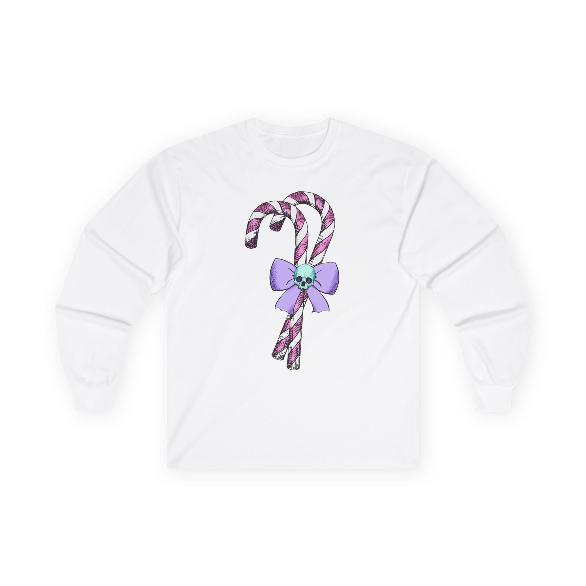 Candy Canes Goth Unisex Ultra Cotton Long Sleeve Tee