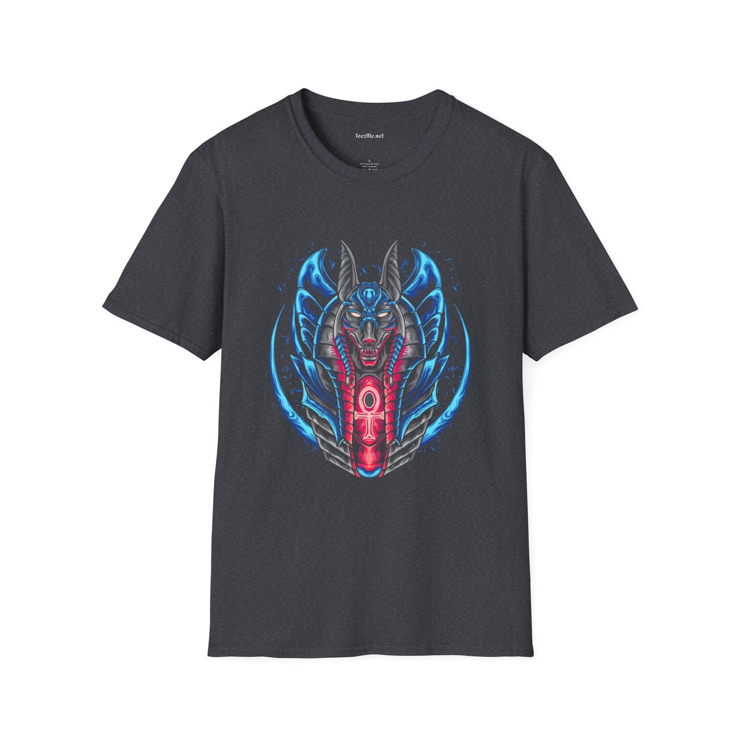 The Anubis Eqyptian Unisex Softstyle T-Shirt 100% Cotton