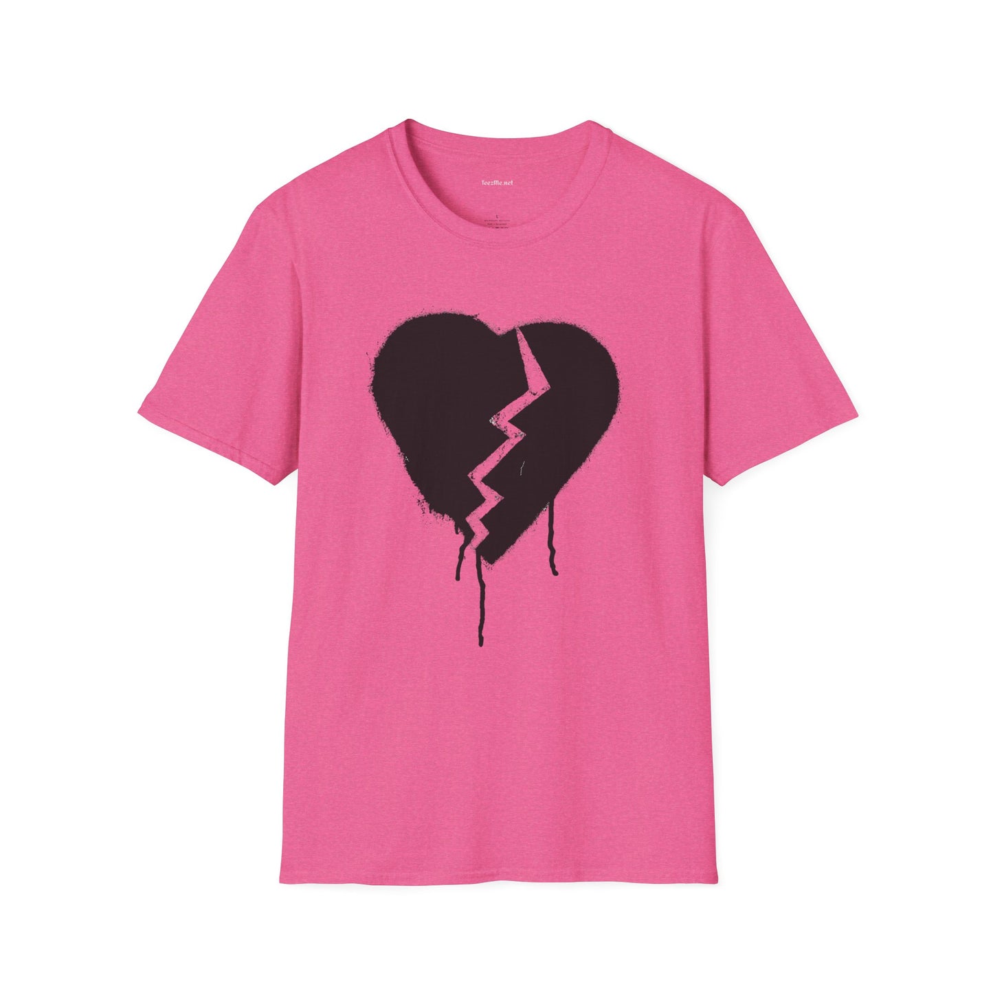 Broken Heart  - Unisex Softstyle T-Shirt 100% Cotton Graphic