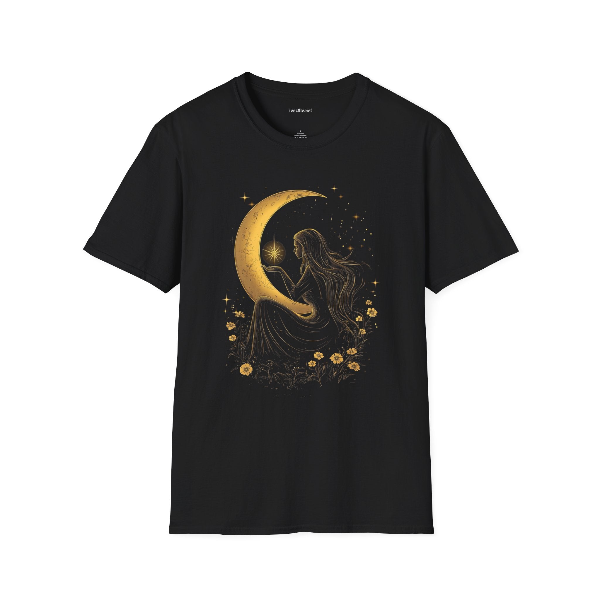 Moon Goddess - Unisex Softstyle T-Shirt 100% Cotton Graphic