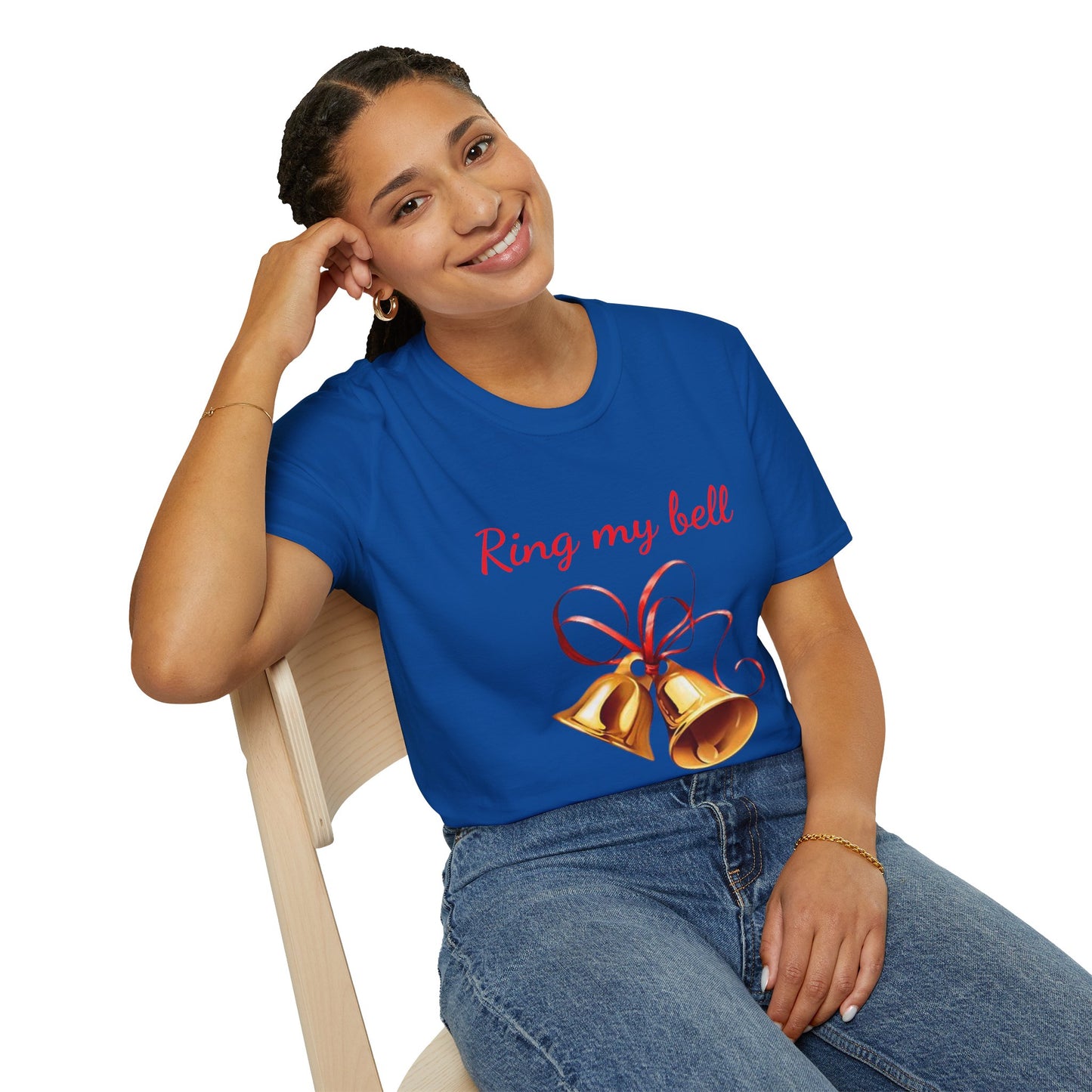 Ring my bell - Unisex Softstyle T-Shirt 100% Cotton Graphic