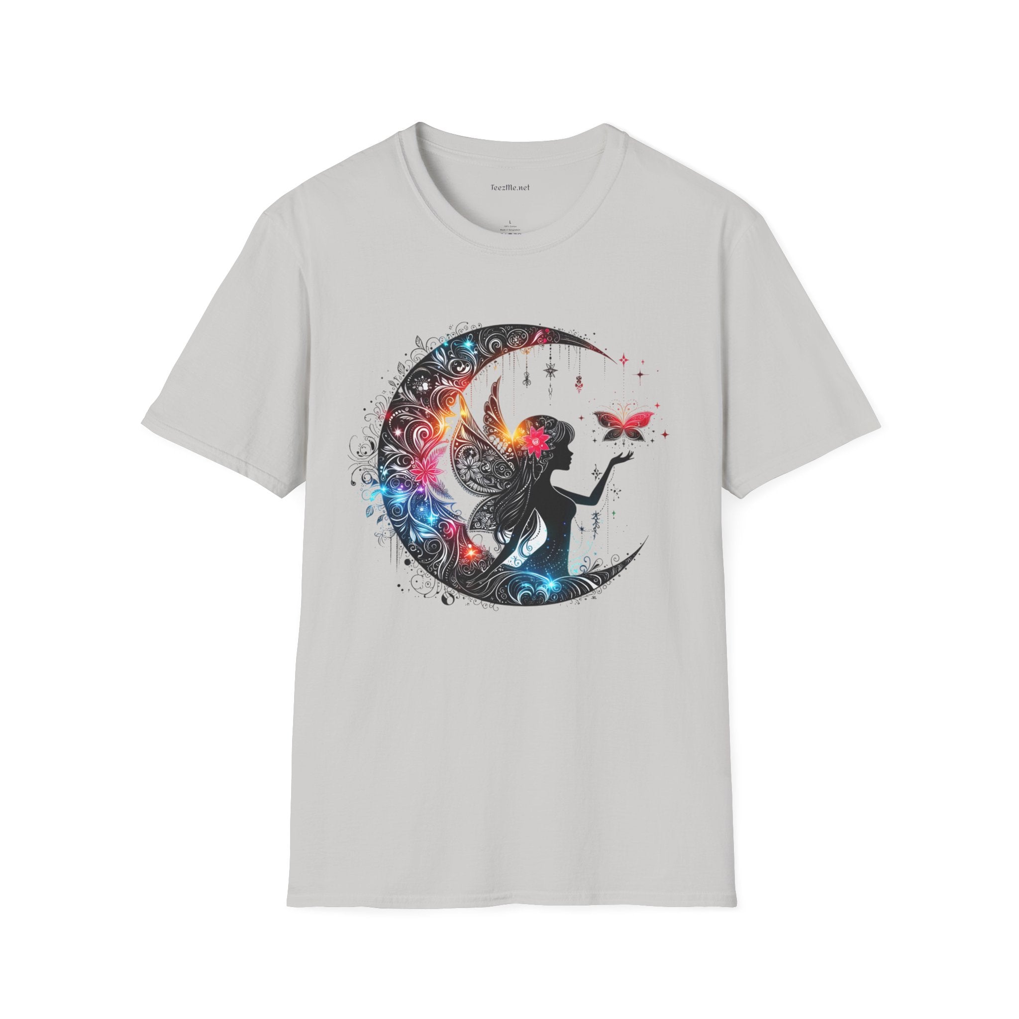 Moon Fairy 03 Unisex Soft Style T-Shirt 100% Cotton Graphic