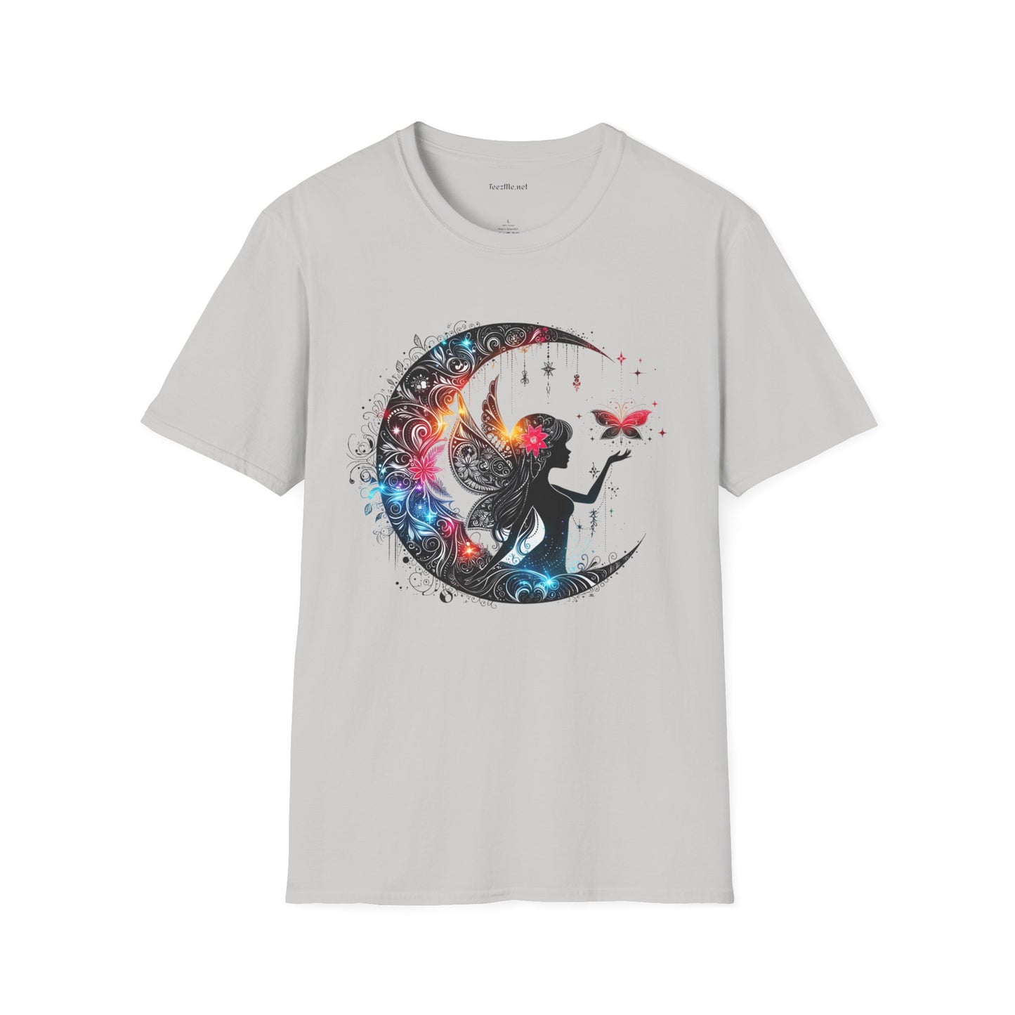 Moon Fairy 03 Unisex Soft Style T-Shirt 100% Cotton Graphic