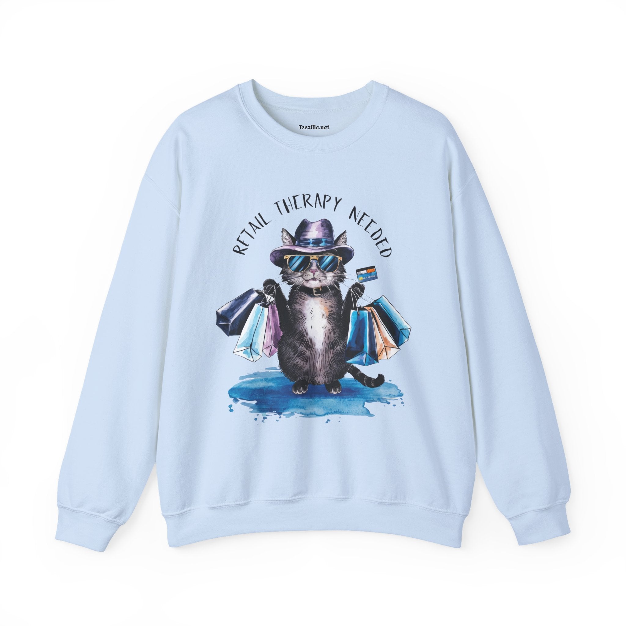 Retail Therapy Needed Unisex Heavy Blend™ Crewneck Sweatshirt Graphic