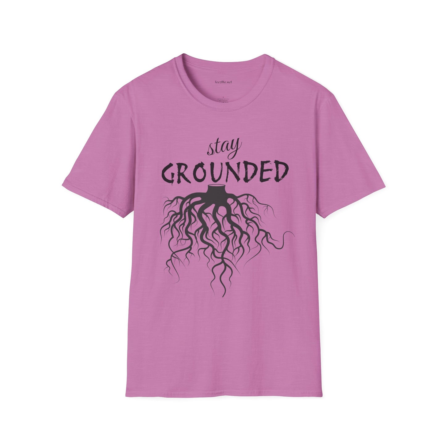 Stay Grounded Unisex Softstyle T-Shirt 100% Cotton