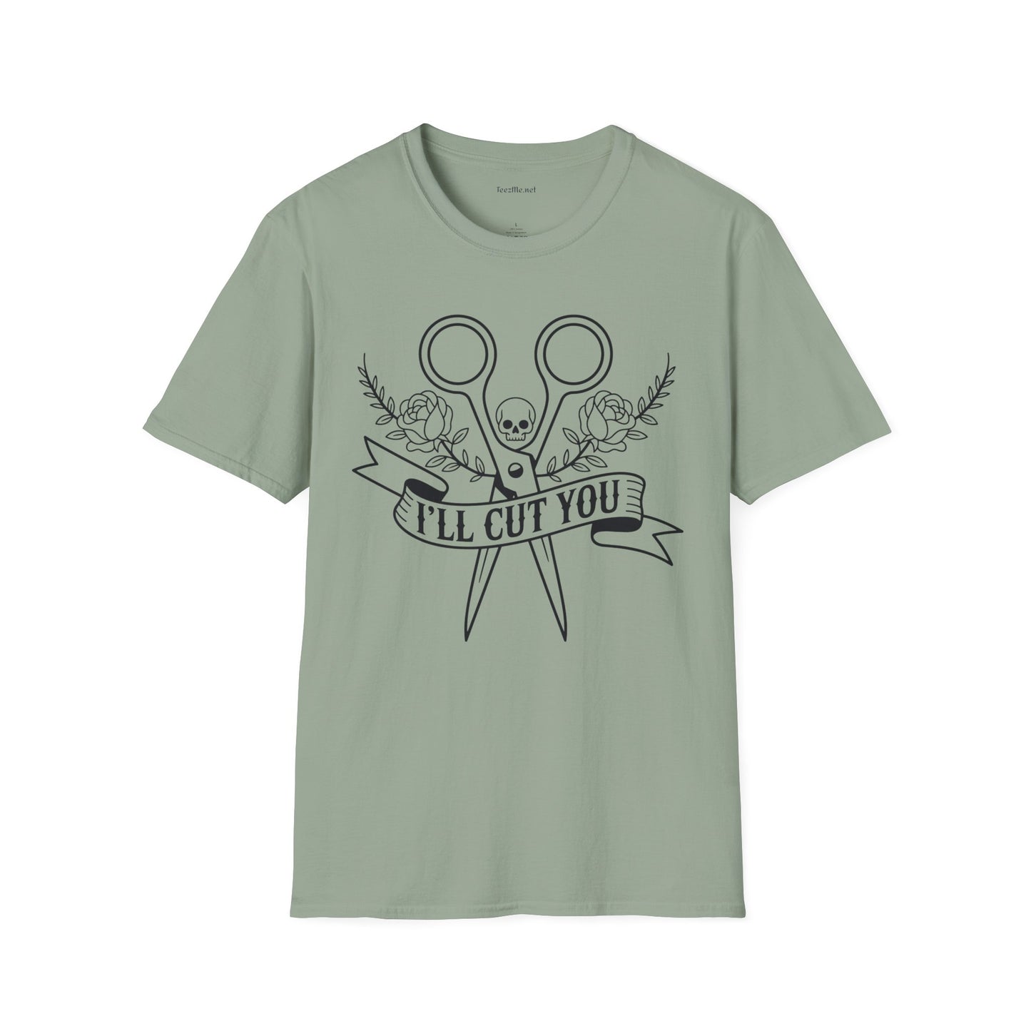 I'll Cut You Hairstylist Love Unisex Softstyle T-Shirt 100% Cotton Graphic