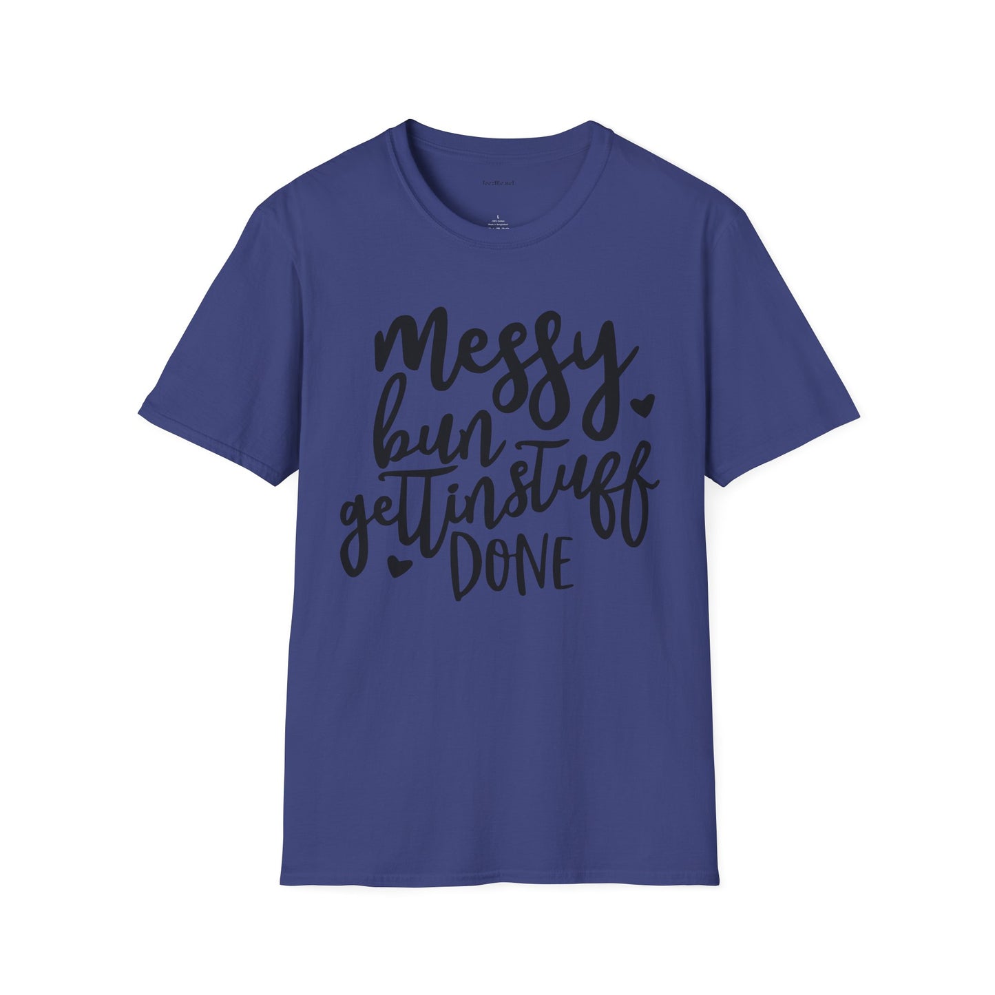 Messy Bun  - Unisex Softstyle T-Shirt 100% Cotton Graphic