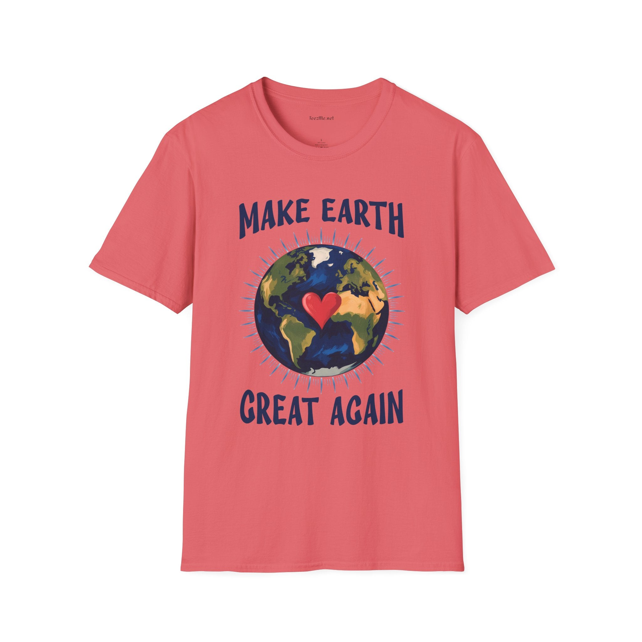 Make Earth Great 01 Unisex Softstyle T-Shirt 100% Cotton