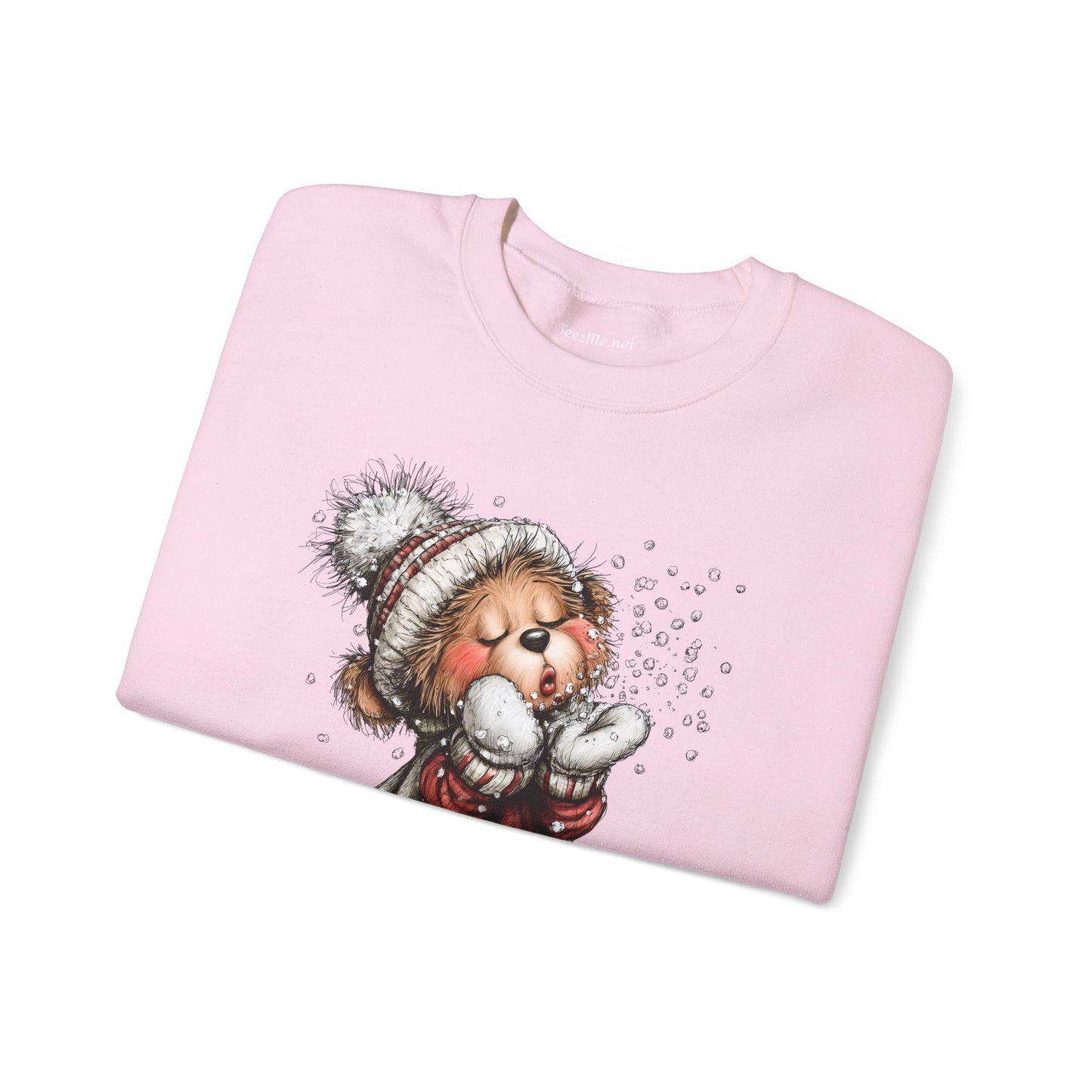 Whimsical Christmas Bear 02 Unisex Heavy Blend™ Crewneck Sweatshirt