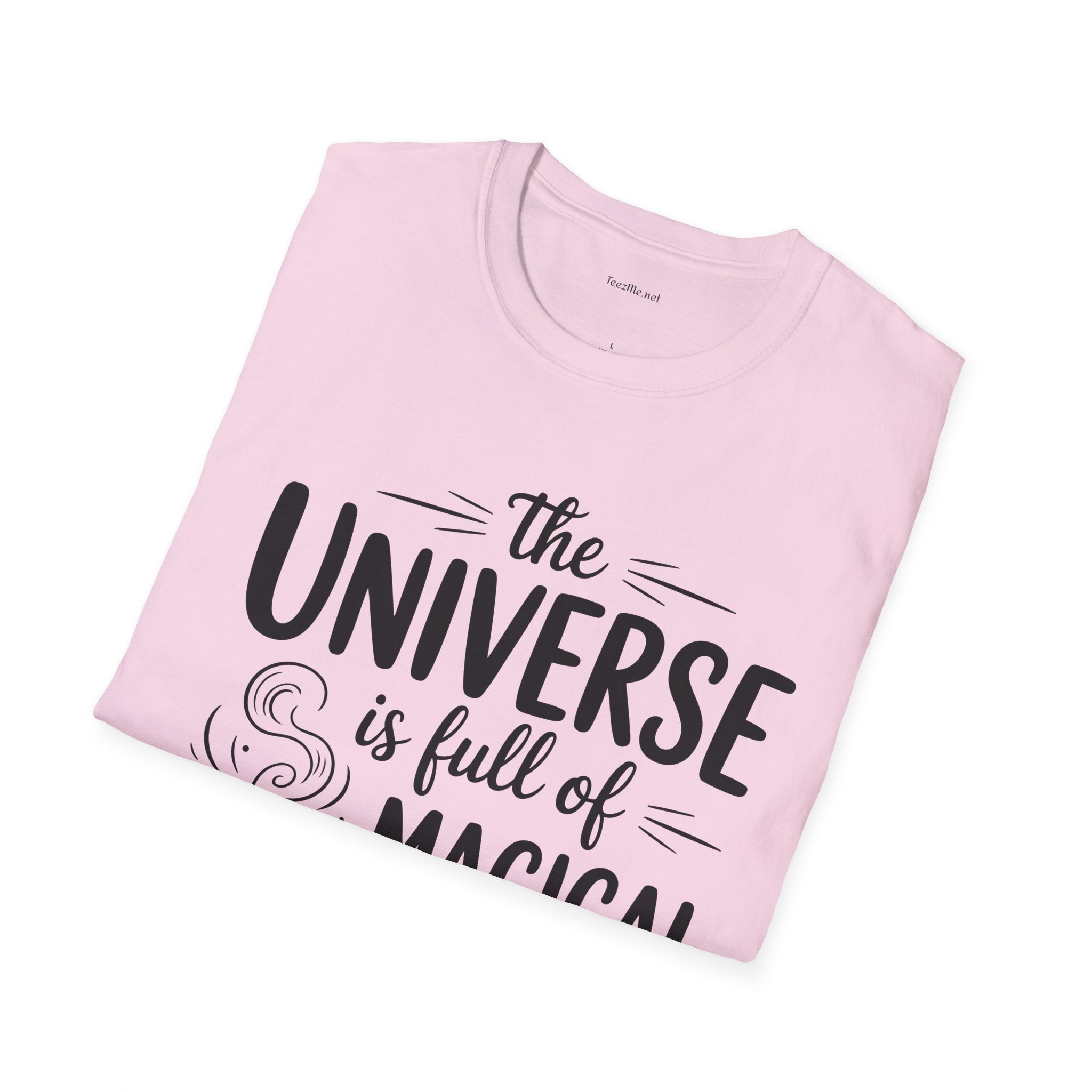 T-Shirt — “The Universe Is Full of Magical Things” Inspirational Graphic Tee