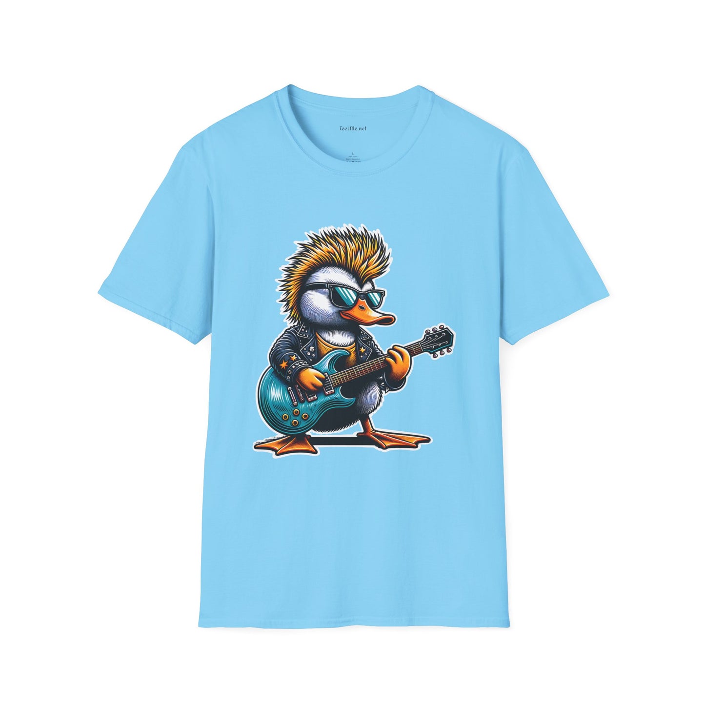 Rockn' Duck Unisex Softstyle T-Shirt 100% Cotton Graphic