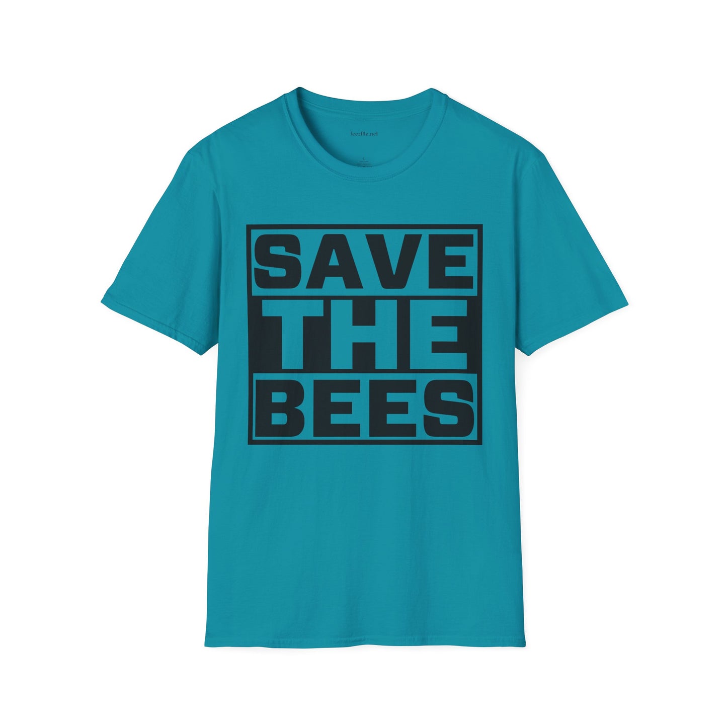 Save The Bees 02 Unisex Soft Style T-Shirt 100% Cotton Graphic