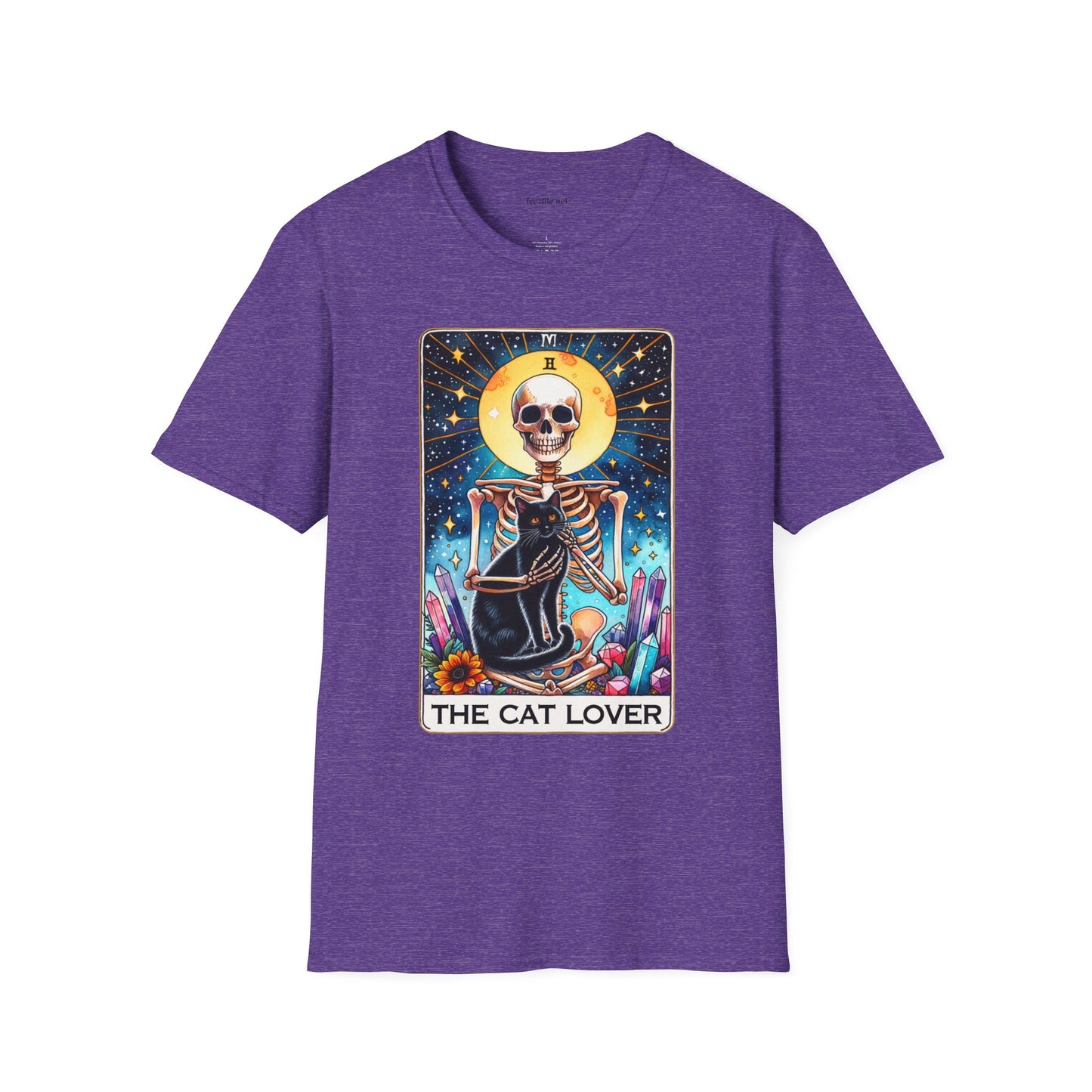 The Cat Lover Tarot Unisex Softstyle T-Shirt 100% Cotton Graphic