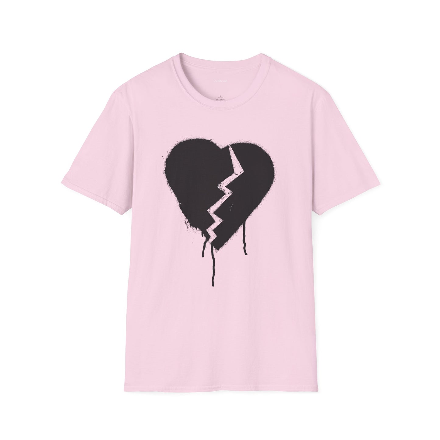 Broken Heart  - Unisex Softstyle T-Shirt 100% Cotton Graphic