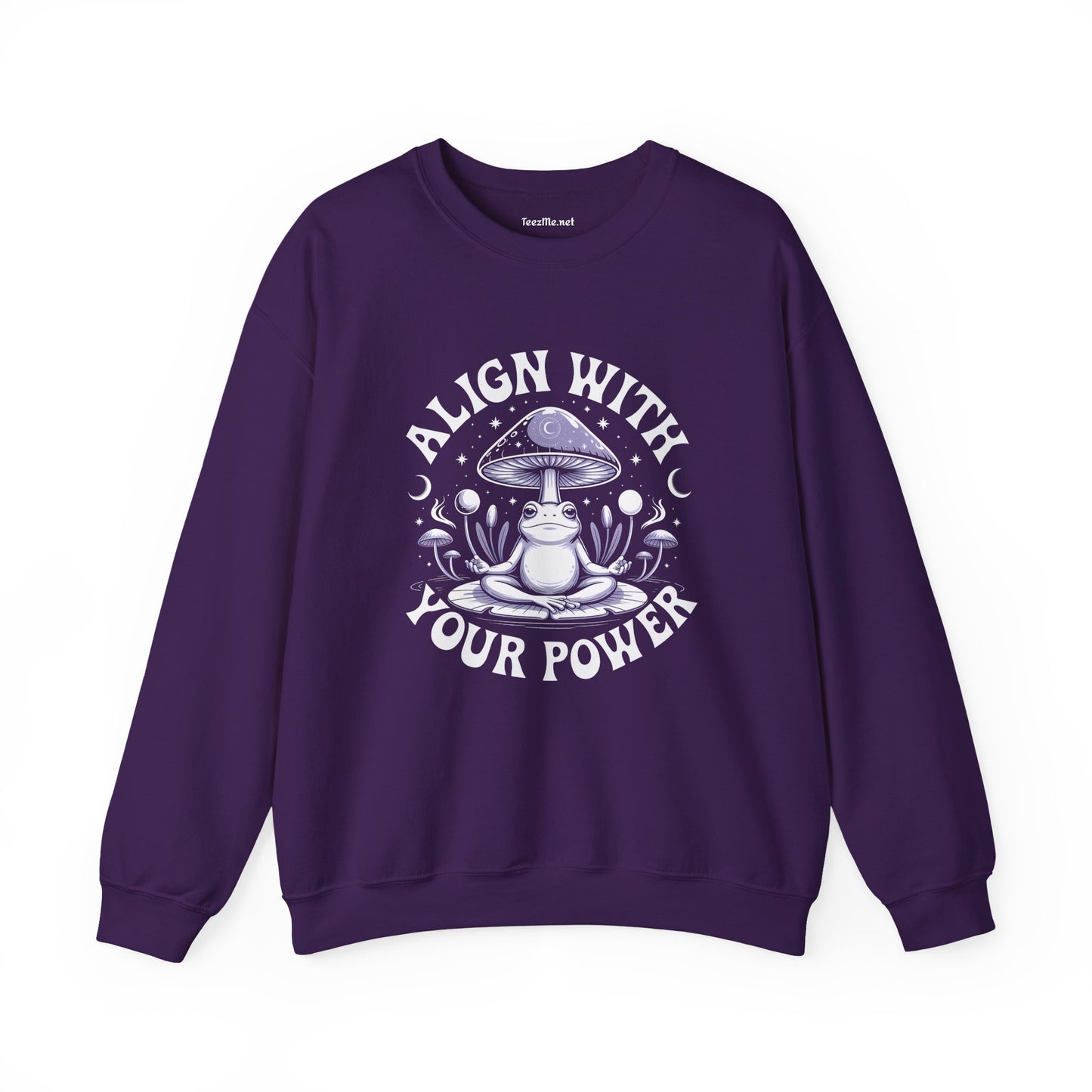 Align With Your Power Frog Unisex Heavy Blend™ Crewneck Sweatshirt