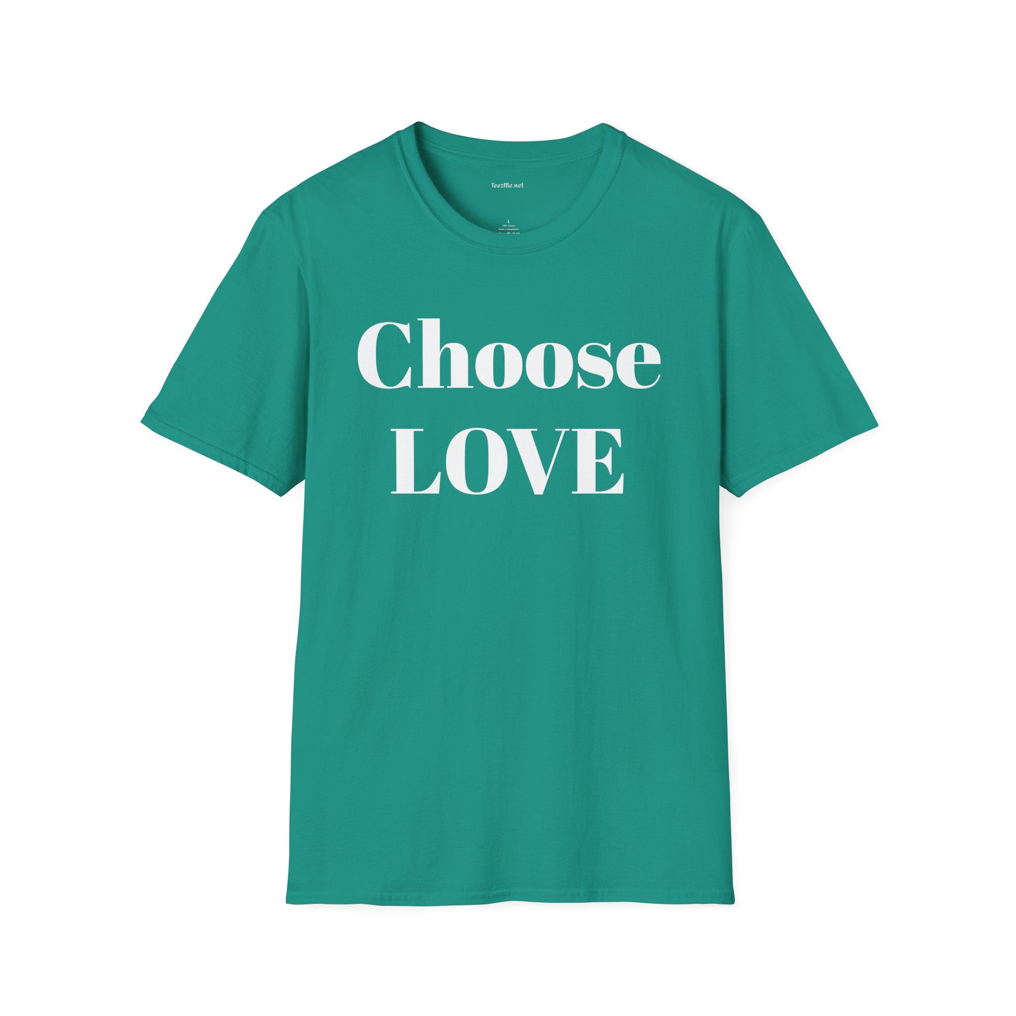 Choose Love - Unisex Softstyle T-Shirt 100% Cotton Graphic