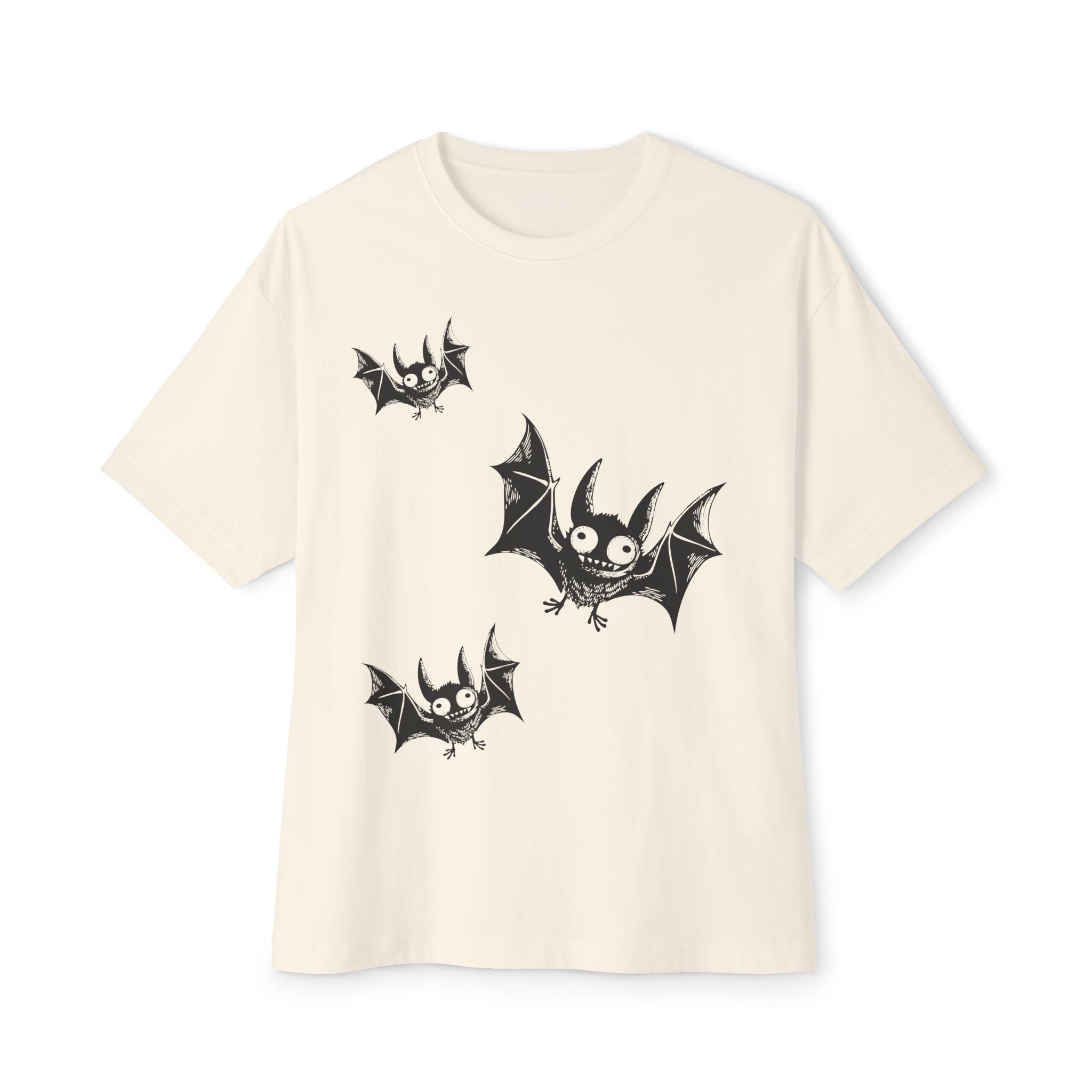 Cute Bats Unisex Oversized Boxy Tee