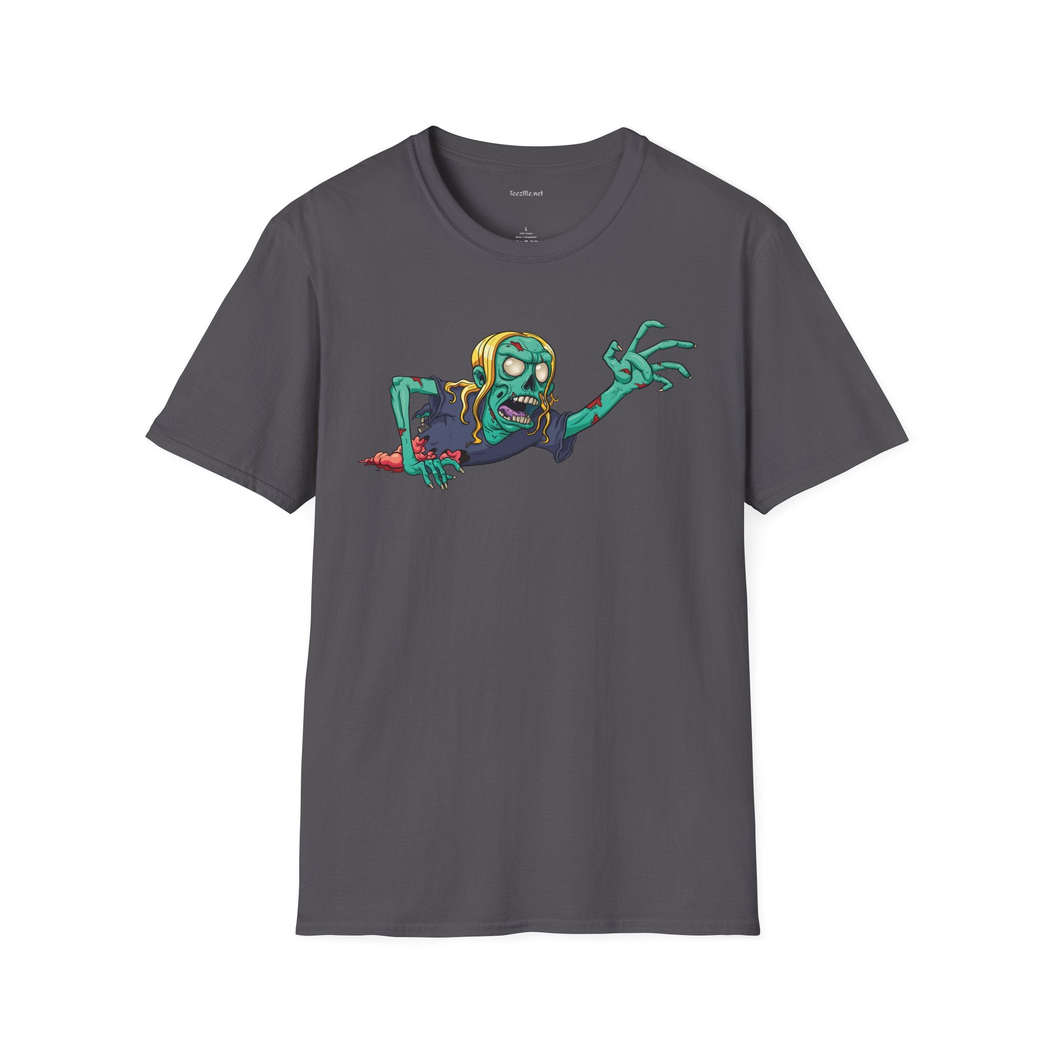 Zombie Grab - Unisex Softstyle T-Shirt 100% Cotton Graphic