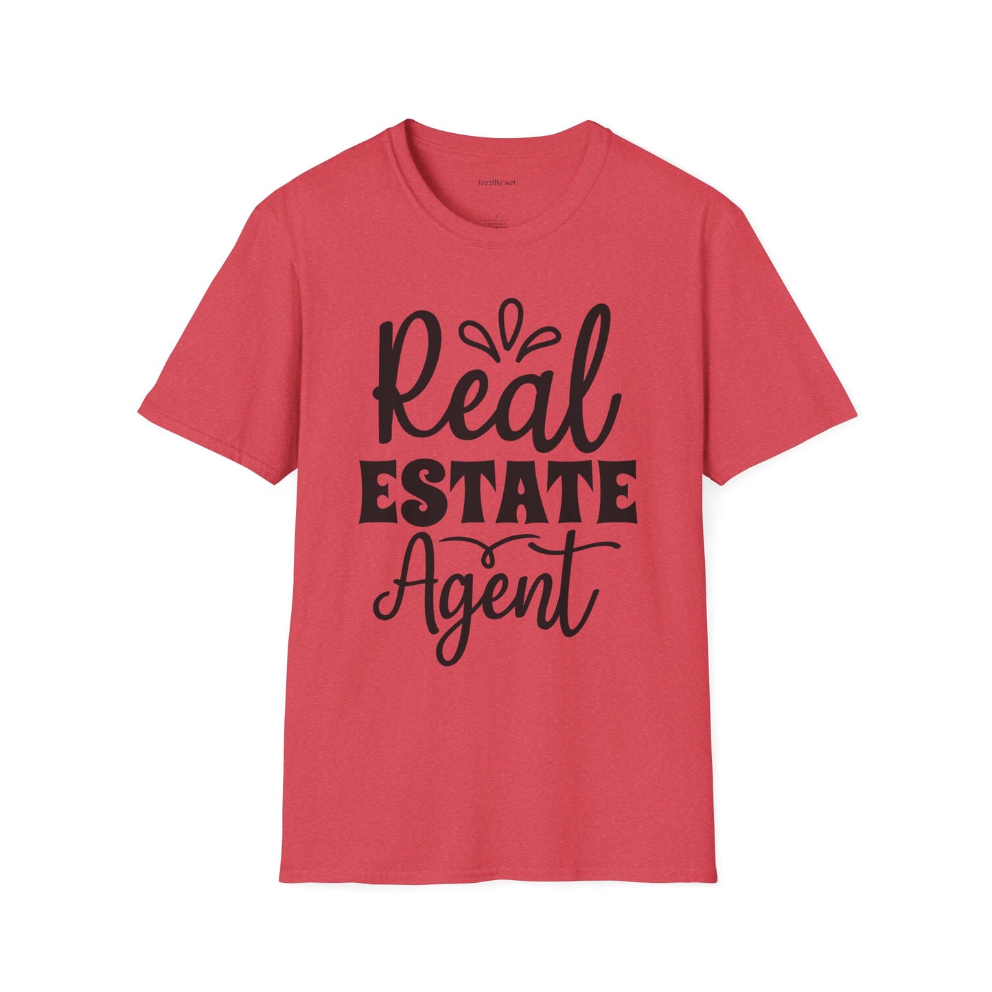 Real Estate Agent Unisex Soft Style T-Shirt 100% Cotton Graphic