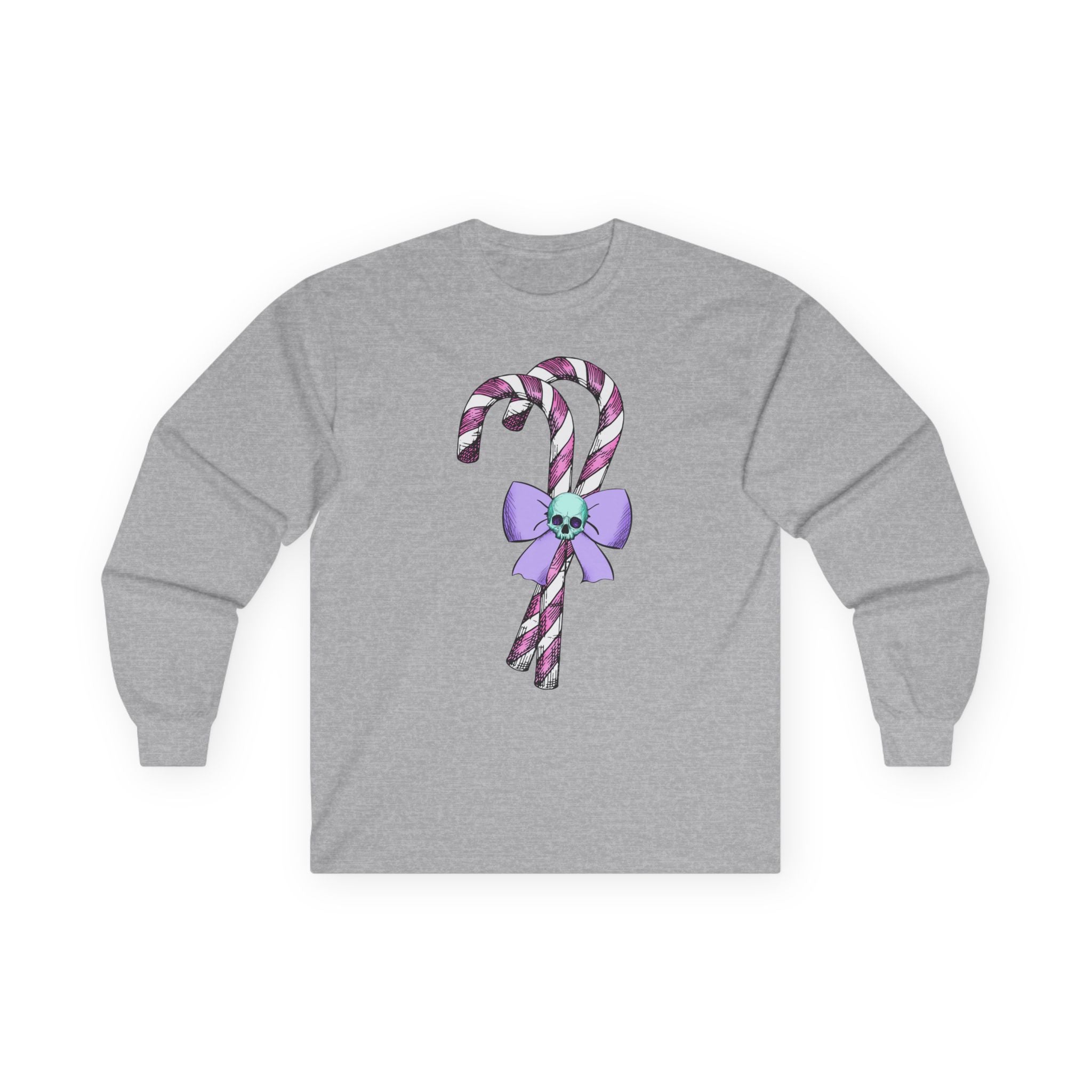 Candy Canes Goth Unisex Ultra Cotton Long Sleeve Tee