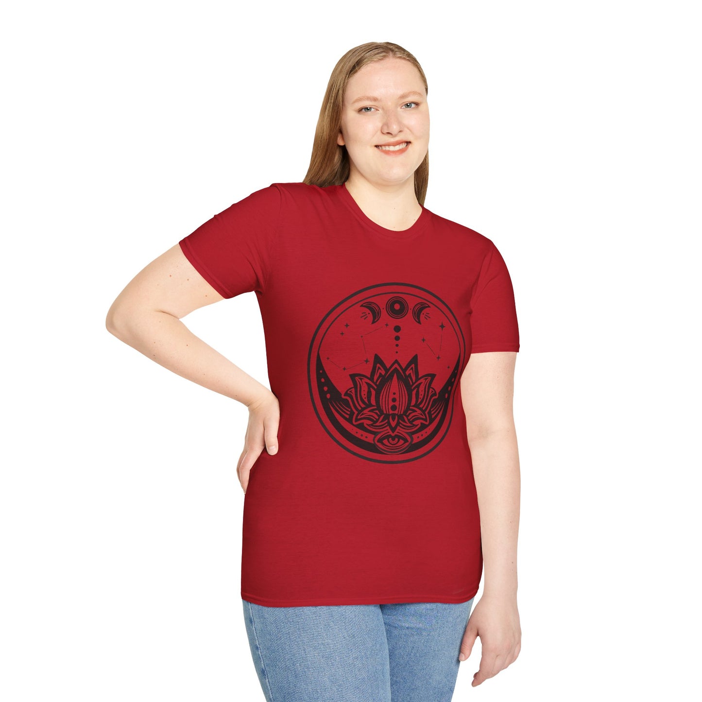 Moon Phase - Unisex Softstyle T-Shirt 100% Cotton Graphic